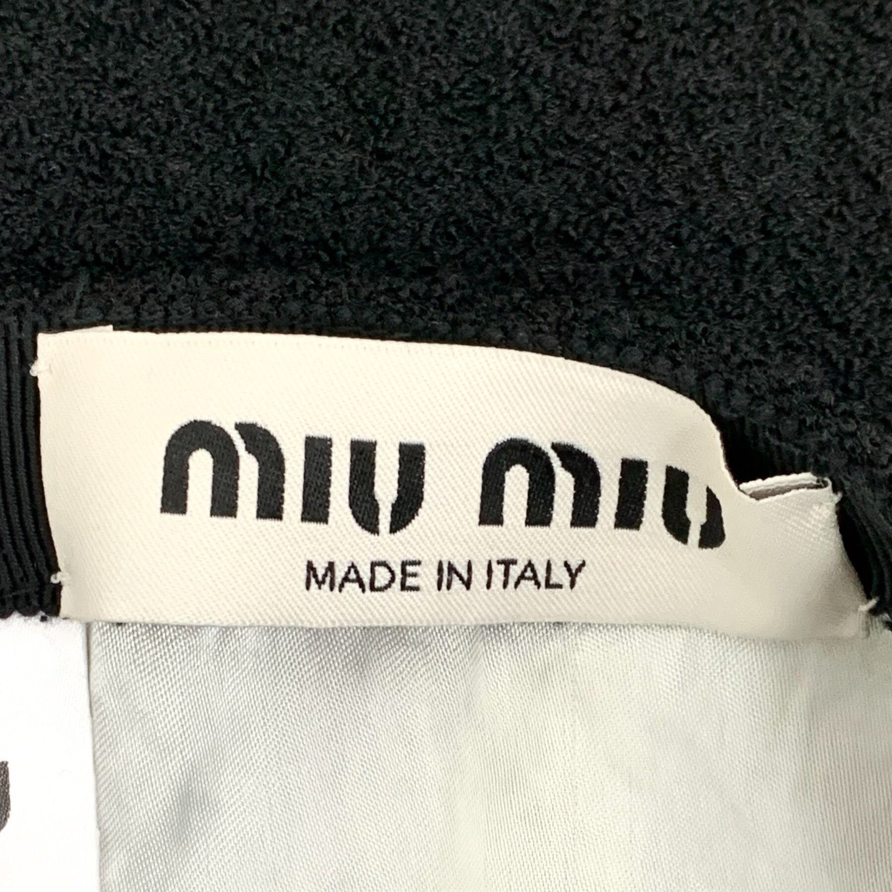 Miu Miu Miu Miu Wool Black Skirt L Women Size 30" / US 8 / IT 44 - 5 Thumbnail