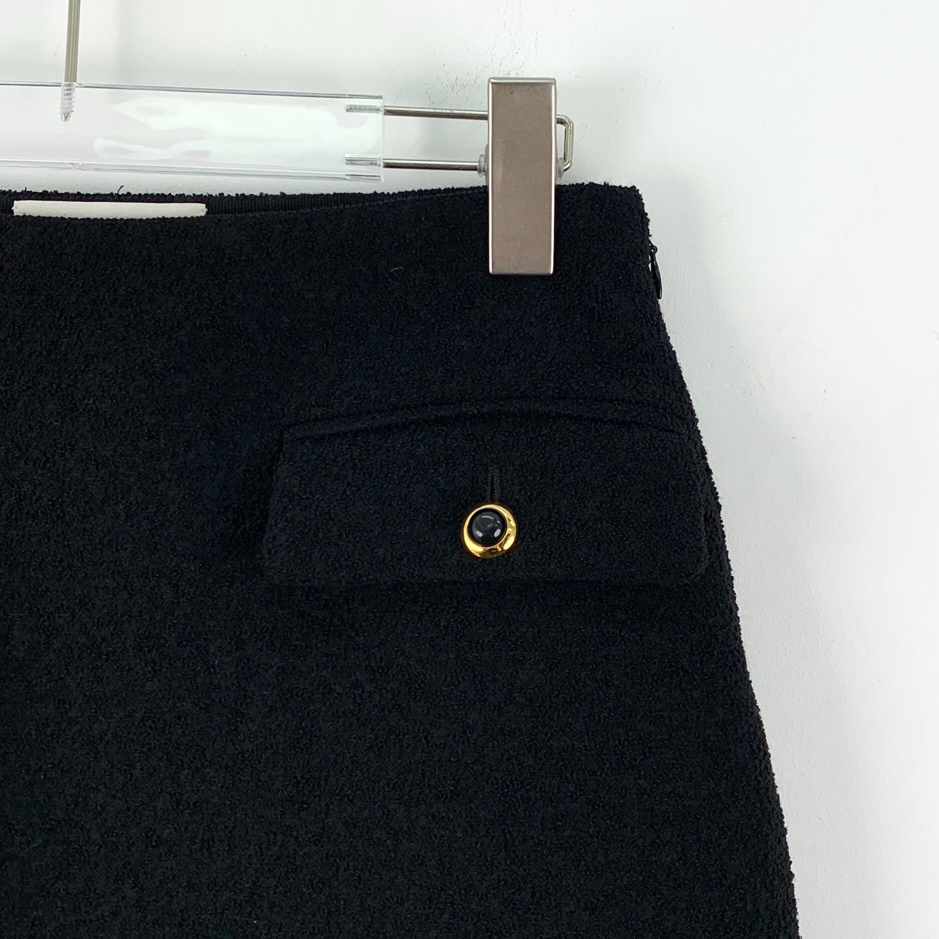 Miu Miu Miu Miu Wool Black Skirt L Women Size 30" / US 8 / IT 44 - 3 Thumbnail