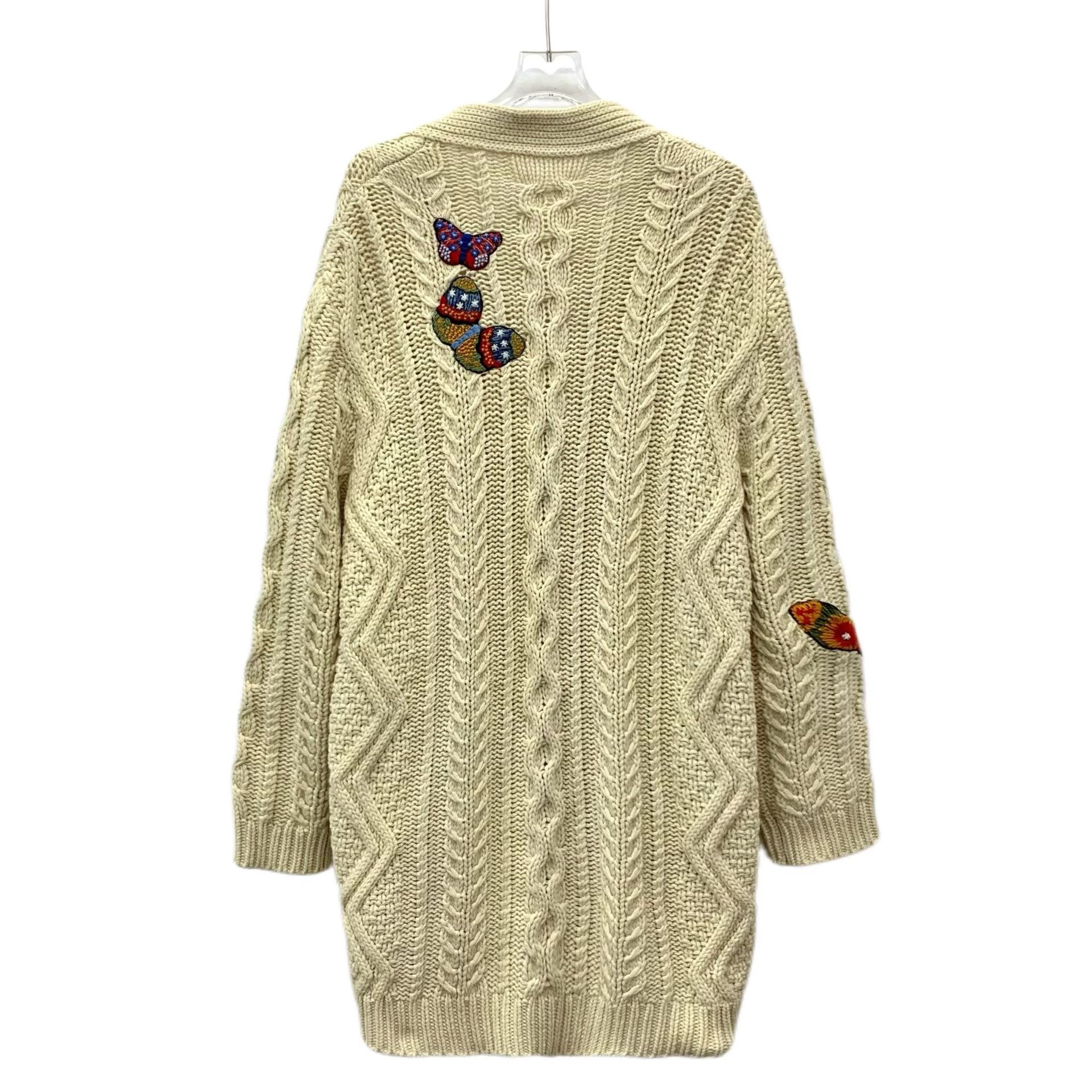 Valentino Valentino Embroidered Beige Sweater M Women Size M / US 6-8 / IT 42-44 - 2 Thumbnail