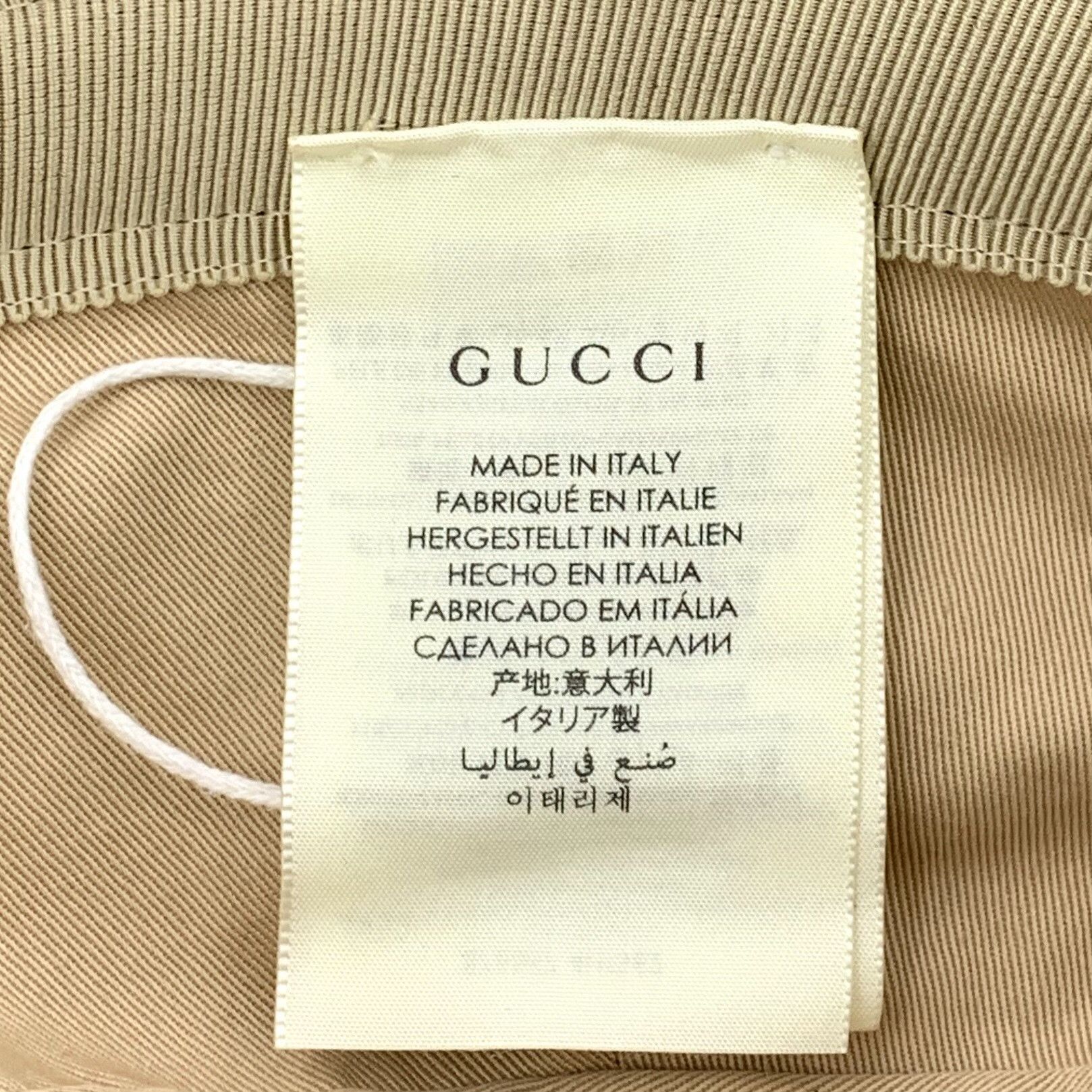 Gucci Gucci Retro Cotton Brown Hat M Men Size ONE SIZE - 8 Thumbnail