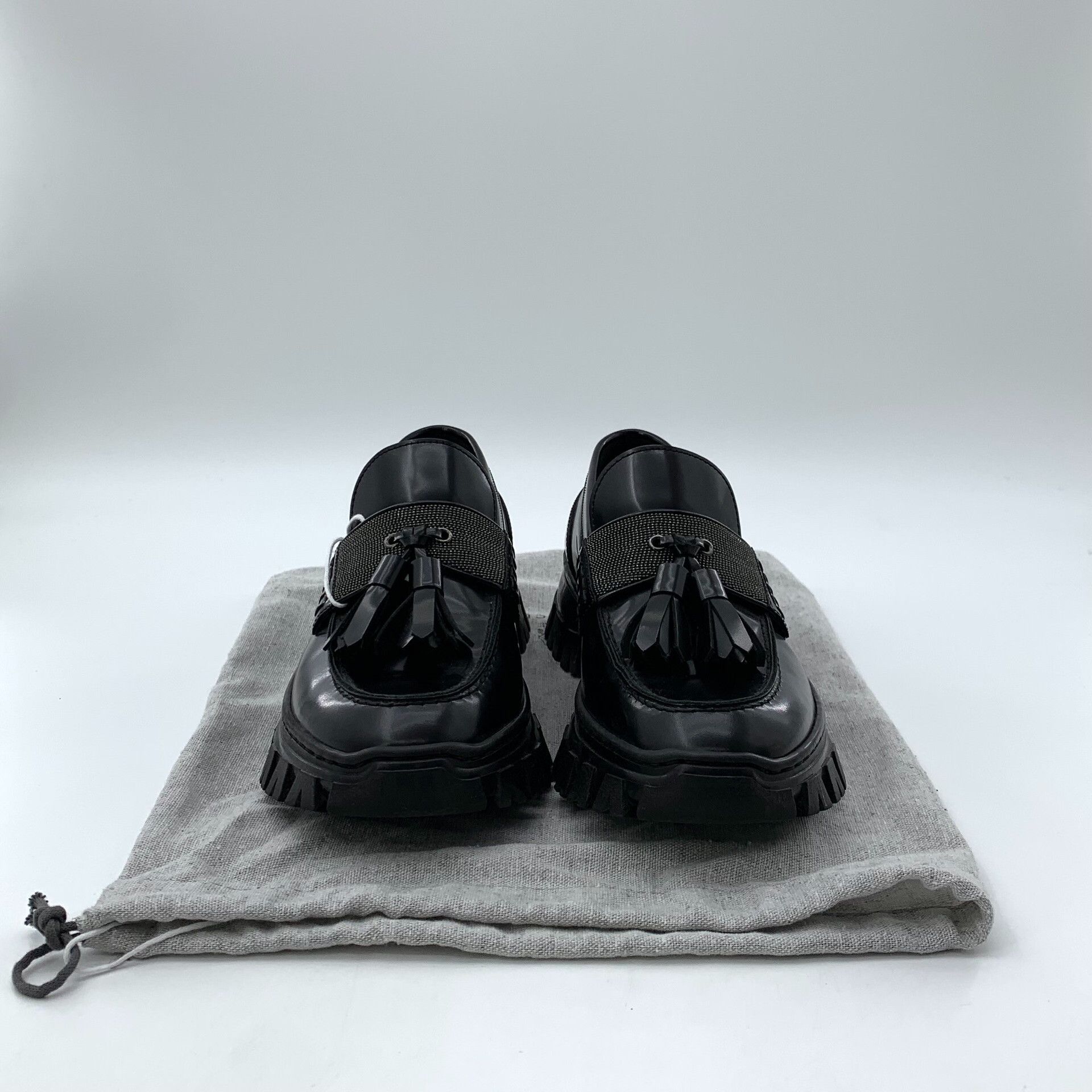 Salvatore Ferragamo Salvatore Ferragamo Black Lowtop Sneakers 37 Women Size US 6.5 / IT 36.5 - 8 Thumbnail