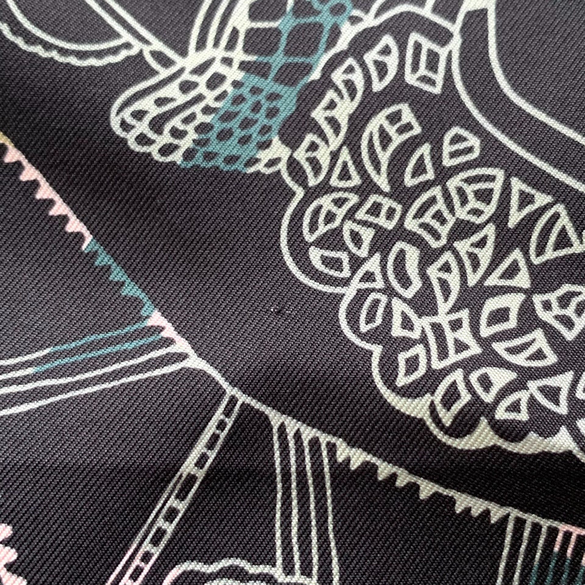 Hermes Hermes Printed Graphic Blue Scarf 65 Men Size ONE SIZE - 9 Thumbnail