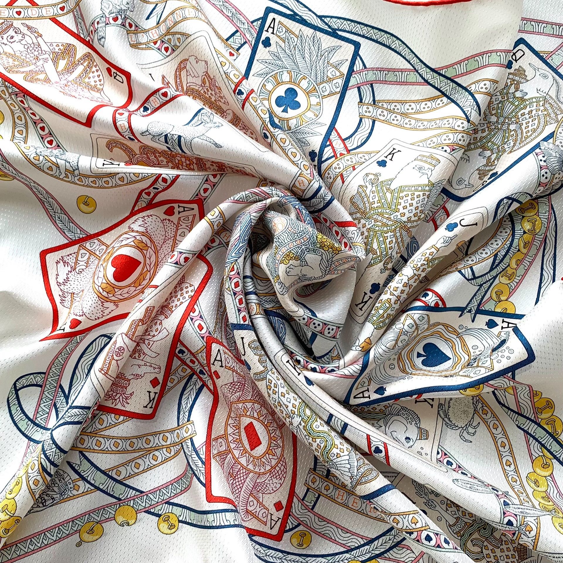 Hermes Hermes White Scarf 37 Men Size ONE SIZE - 7 Thumbnail