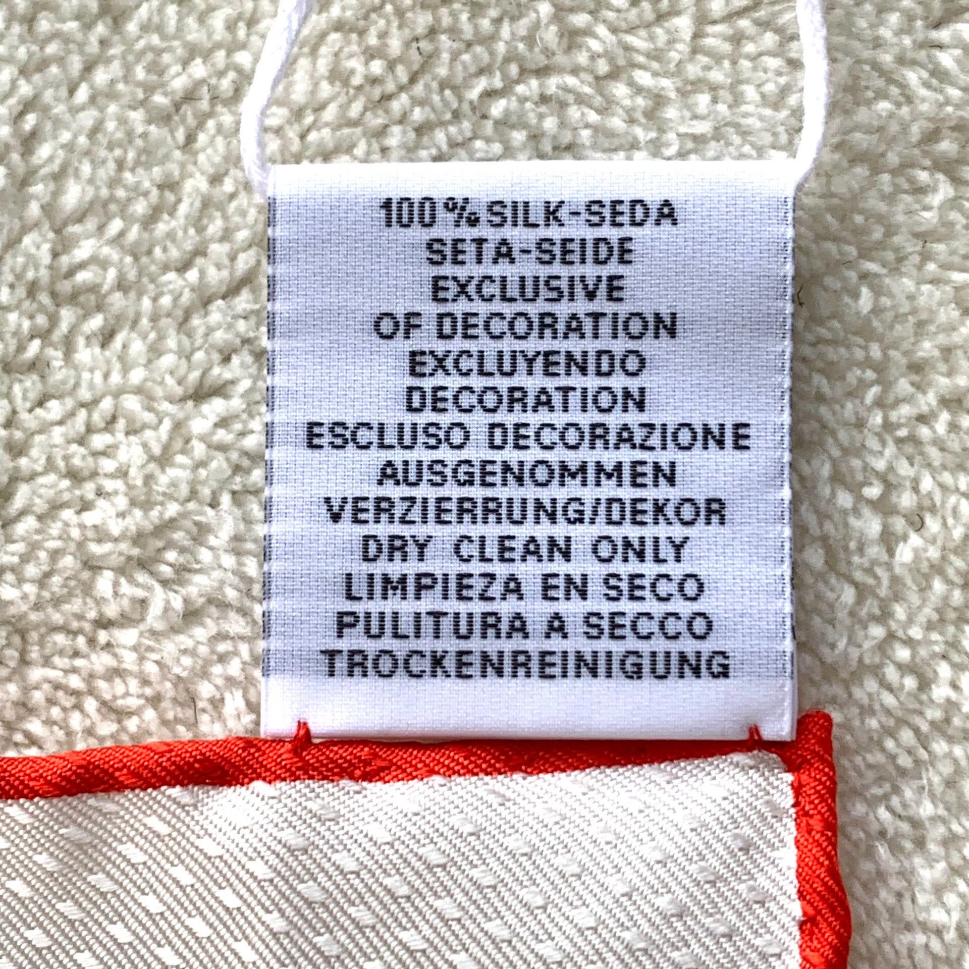 Hermes Hermes White Scarf 37 Men Size ONE SIZE - 6 Thumbnail