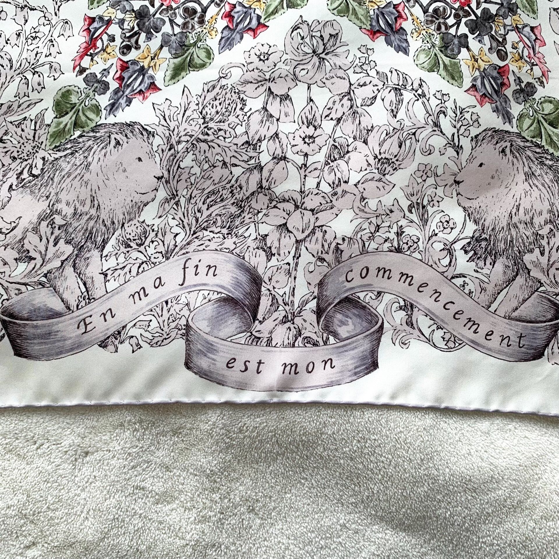 Dior Dior Printed Graphic White Scarf 37 Men Size ONE SIZE - 5 Thumbnail