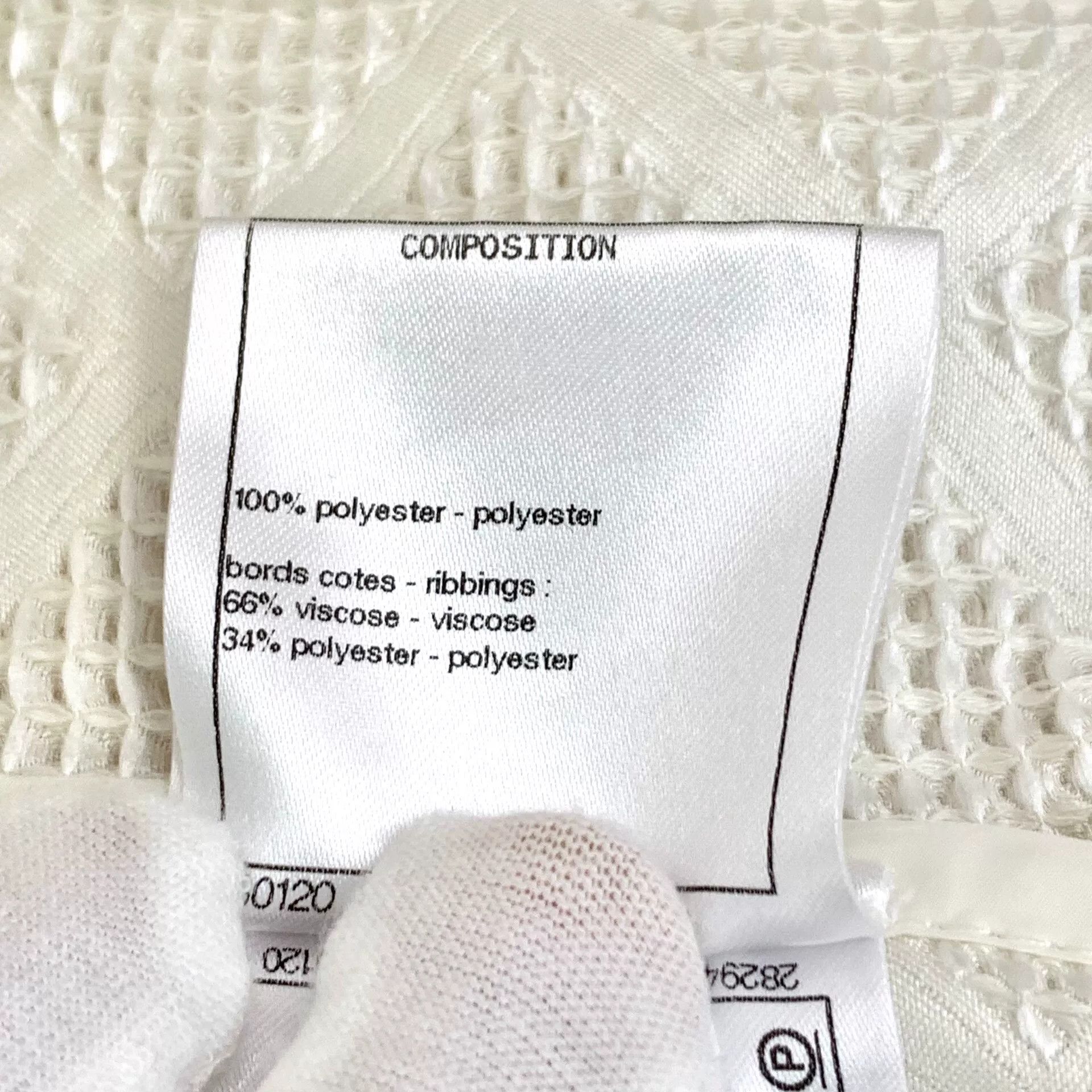 Chanel Chanel Quilted Plaid White Jacket S Women Size S / US 4 / IT 40 - 7 Thumbnail