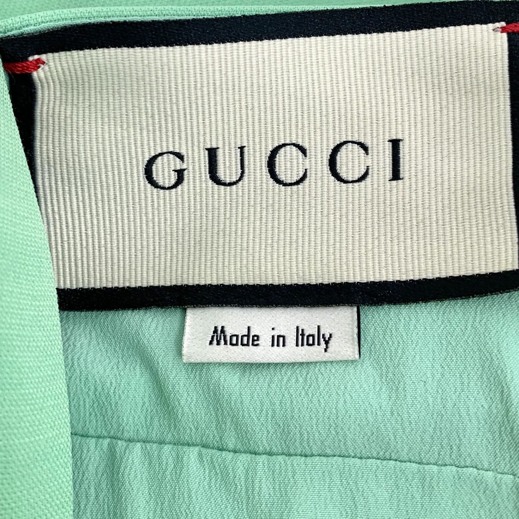 Gucci Gucci Wool Green Dress 42 Women Size M / US 6-8 / IT 42-44 - 5 Thumbnail