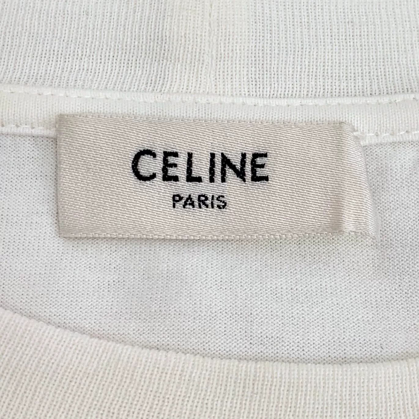 Celine Celine Retro Printed White T-Shirt XS Women Size XS / US 0-2 / IT 36-38 - 6 Thumbnail