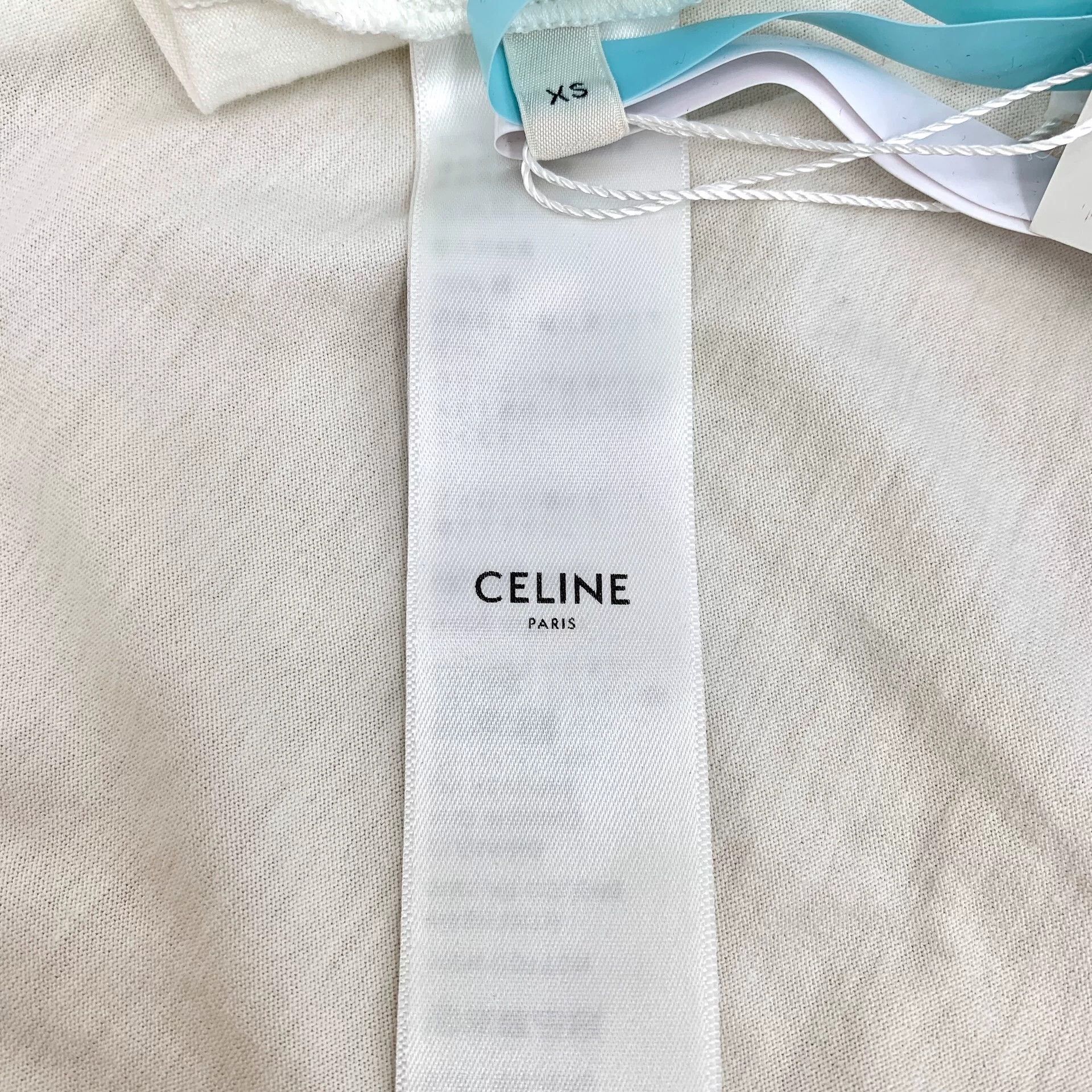 Celine Celine Retro Printed White T-Shirt XS Women Size XS / US 0-2 / IT 36-38 - 7 Thumbnail