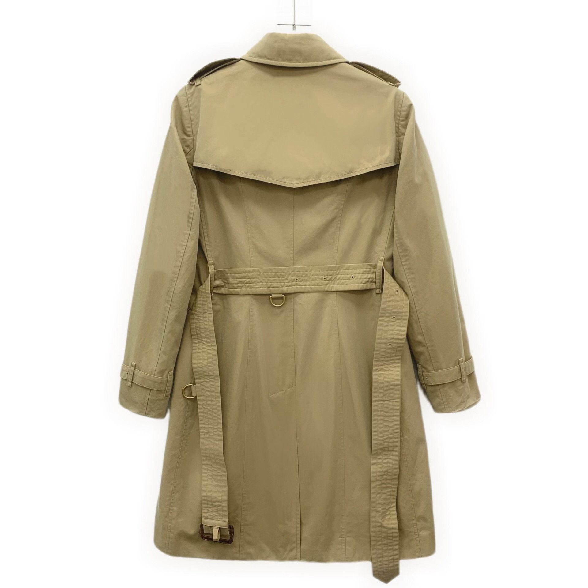 Burberry Burberry Cotton Brown Coat S Women Size S / US 4 / IT 40 - 2 Thumbnail