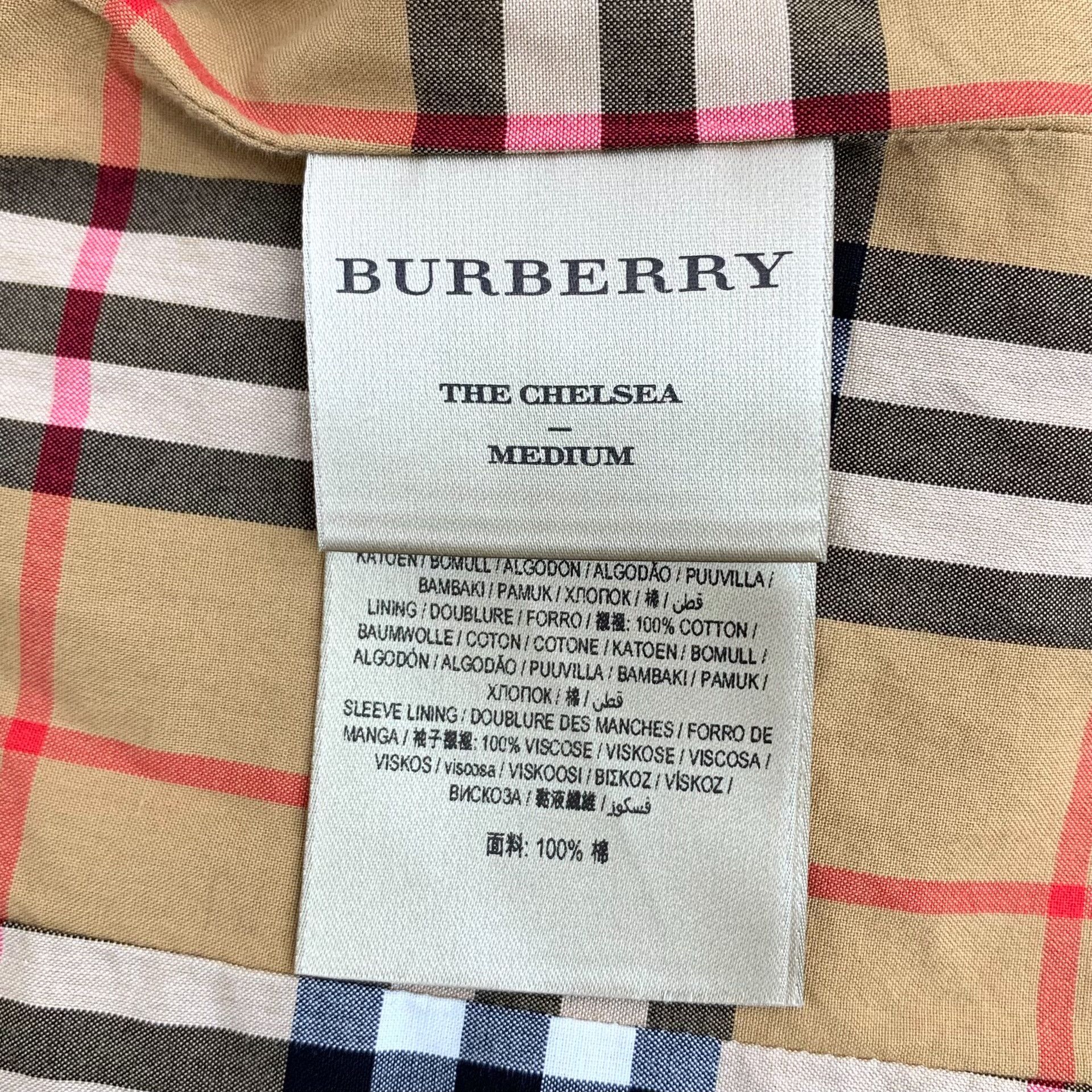 Burberry Burberry Cotton Brown Coat S Women Size S / US 4 / IT 40 - 7 Thumbnail
