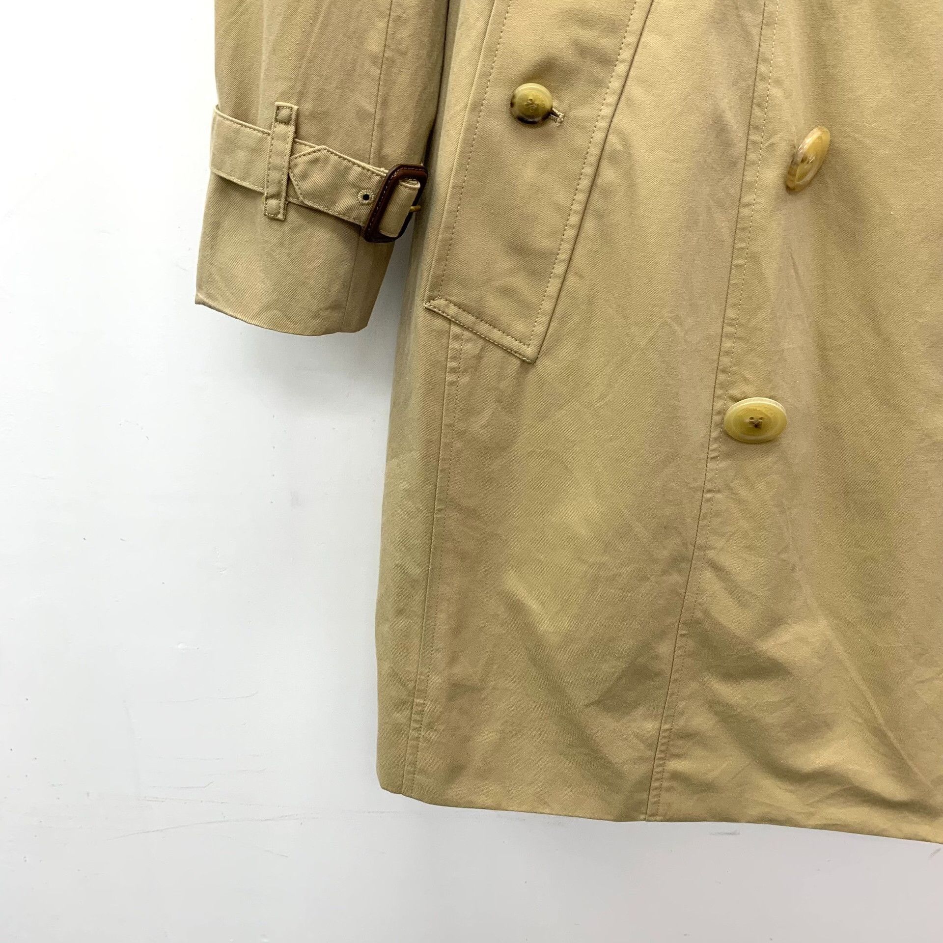 Burberry Burberry Cotton Brown Coat S Women Size S / US 4 / IT 40 - 4 Thumbnail