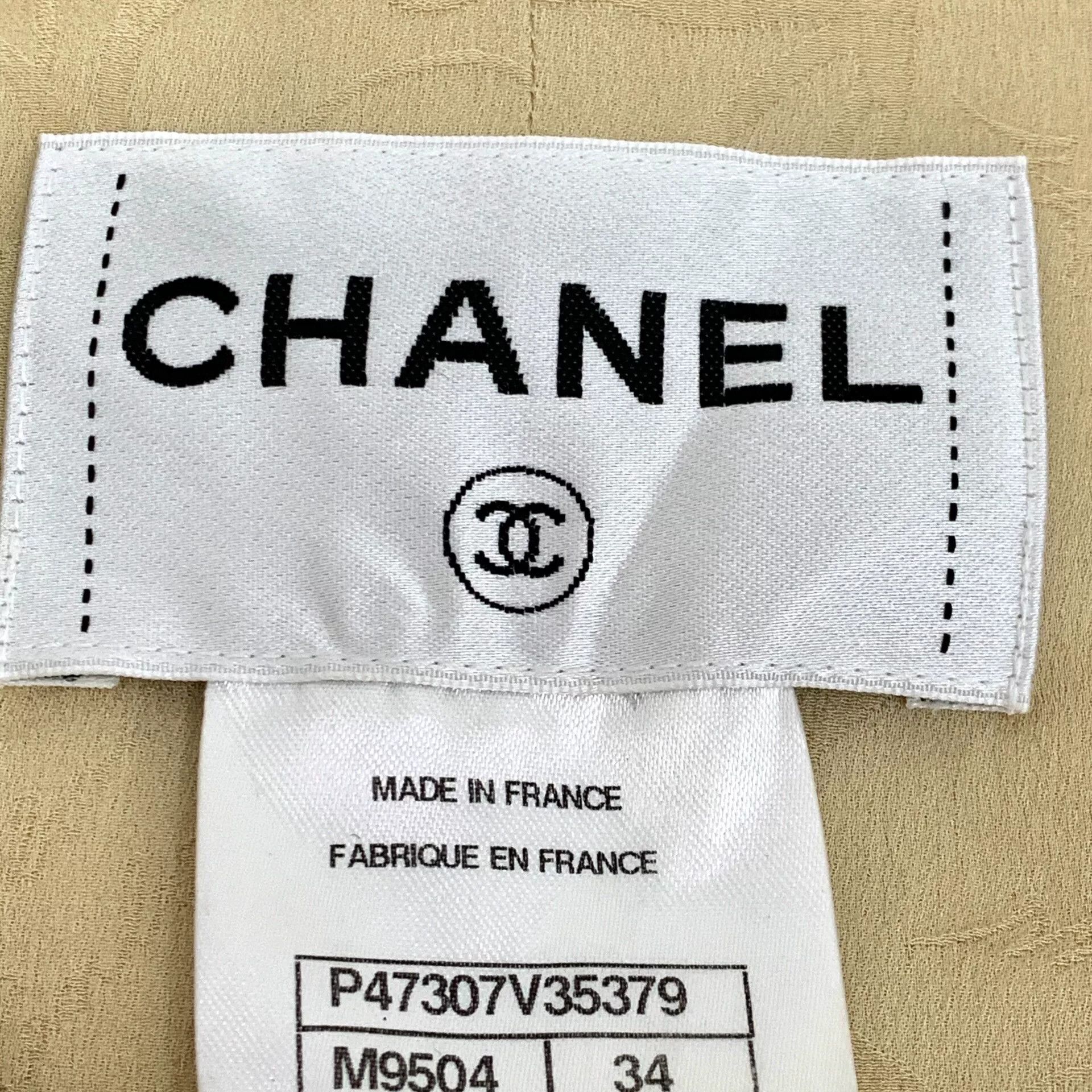 Chanel Chanel Cropped Beige Jacket XXS Women Size XXS / US 00 / IT 34 - 6 Thumbnail