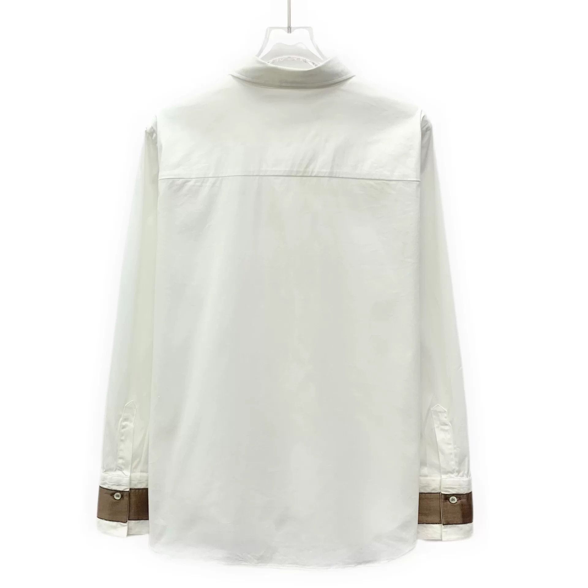 Gucci Gucci Cotton White Button Up M Women Size M / US 6-8 / IT 42-44 - 2 Thumbnail