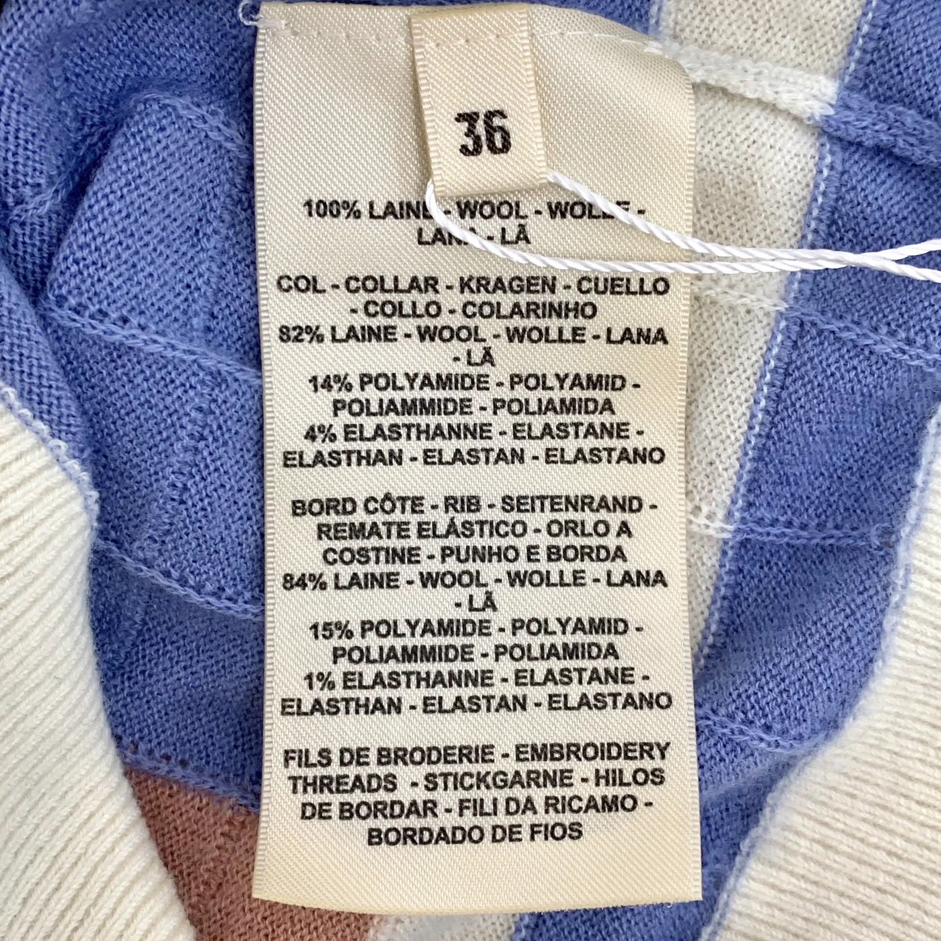 Hermes Hermes Wool Embroidered Multi Sweater XS Women Size XS / US 0-2 / IT 36-38 - 7 Thumbnail