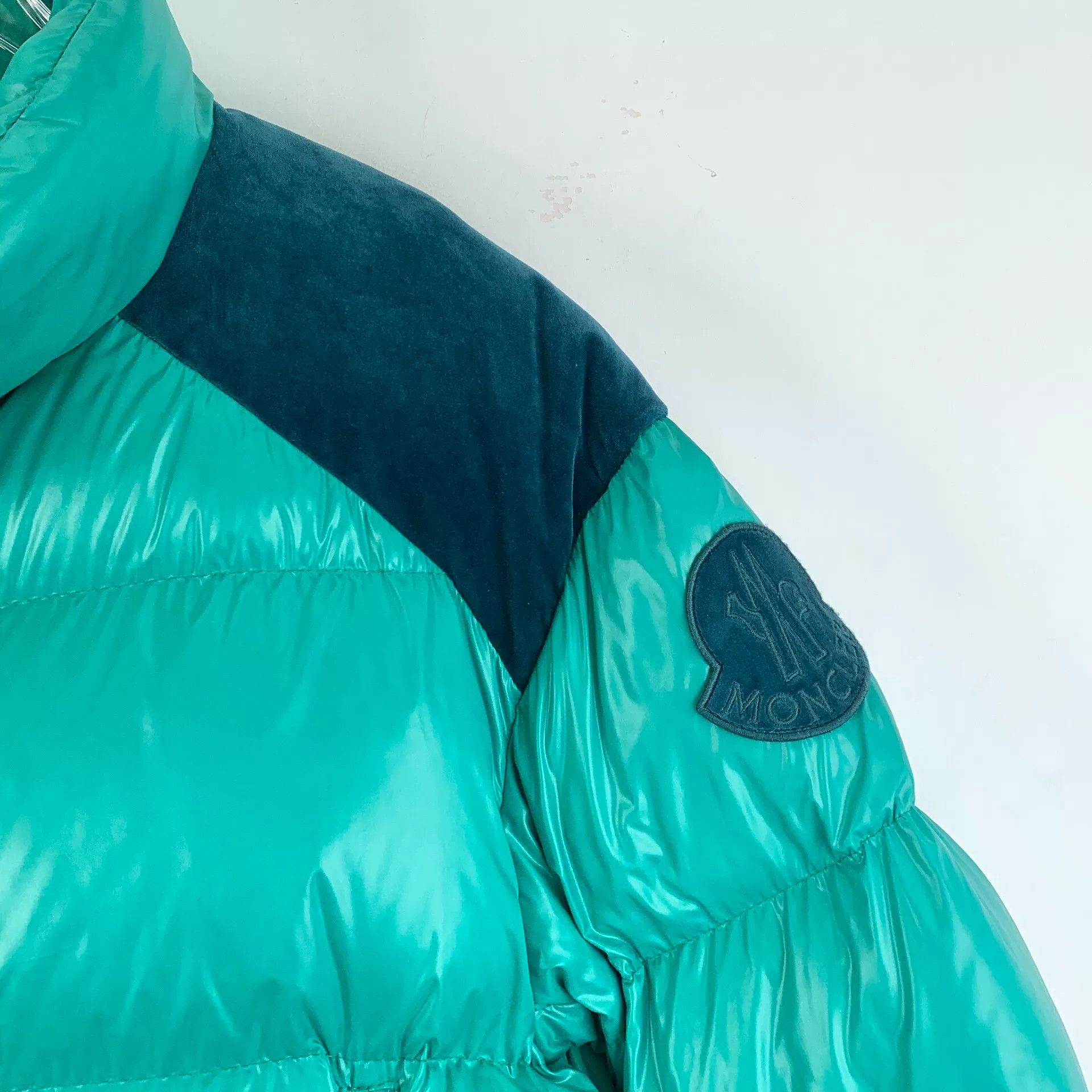 Moncler Moncler Green Down Jacket S Women Size S / US 4 / IT 40 - 3 Thumbnail