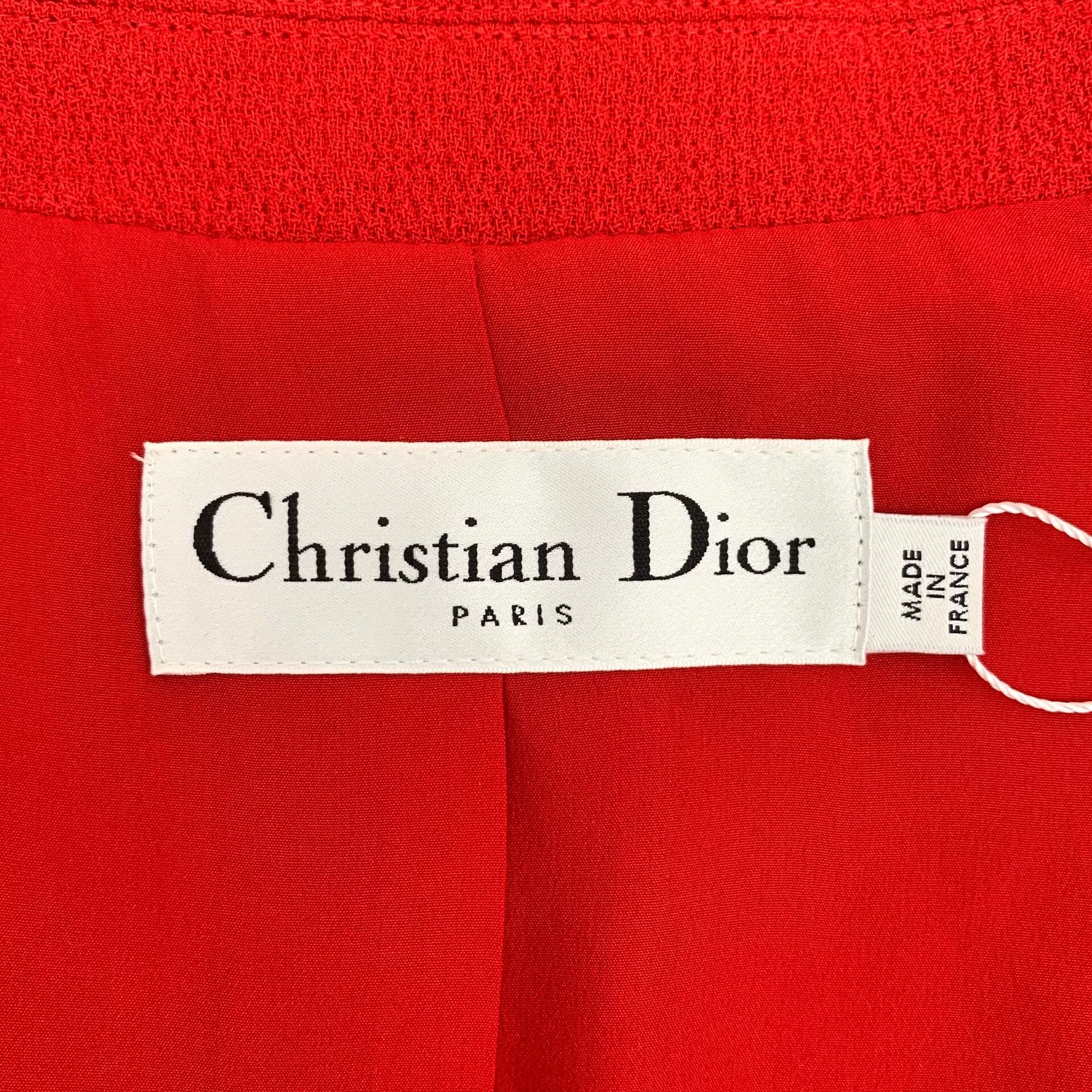 Dior Dior Wool Red Vest S Women Size S / US 4 / IT 40 - 5 Thumbnail