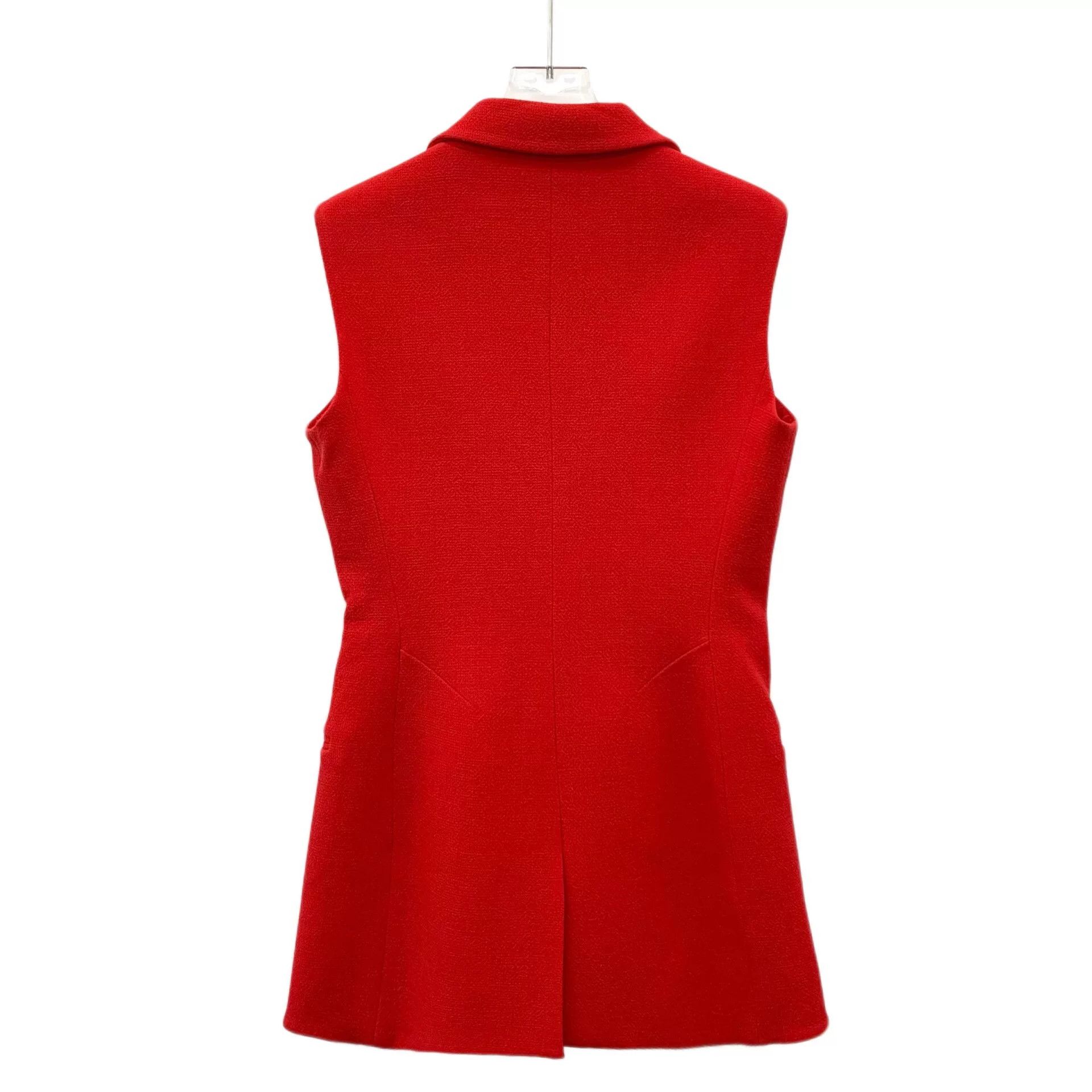 Dior Dior Wool Red Vest S Women Size S / US 4 / IT 40 - 2 Thumbnail