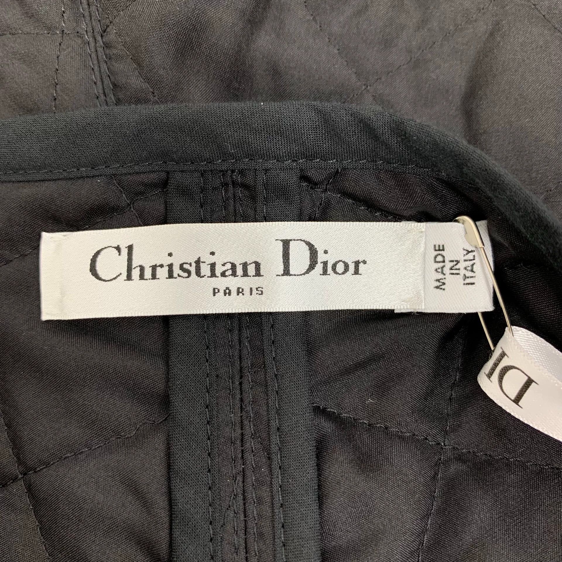 Dior Dior Quilted Black Pants XS Women Size 24" / US 00 / IT 34 - 6 Thumbnail
