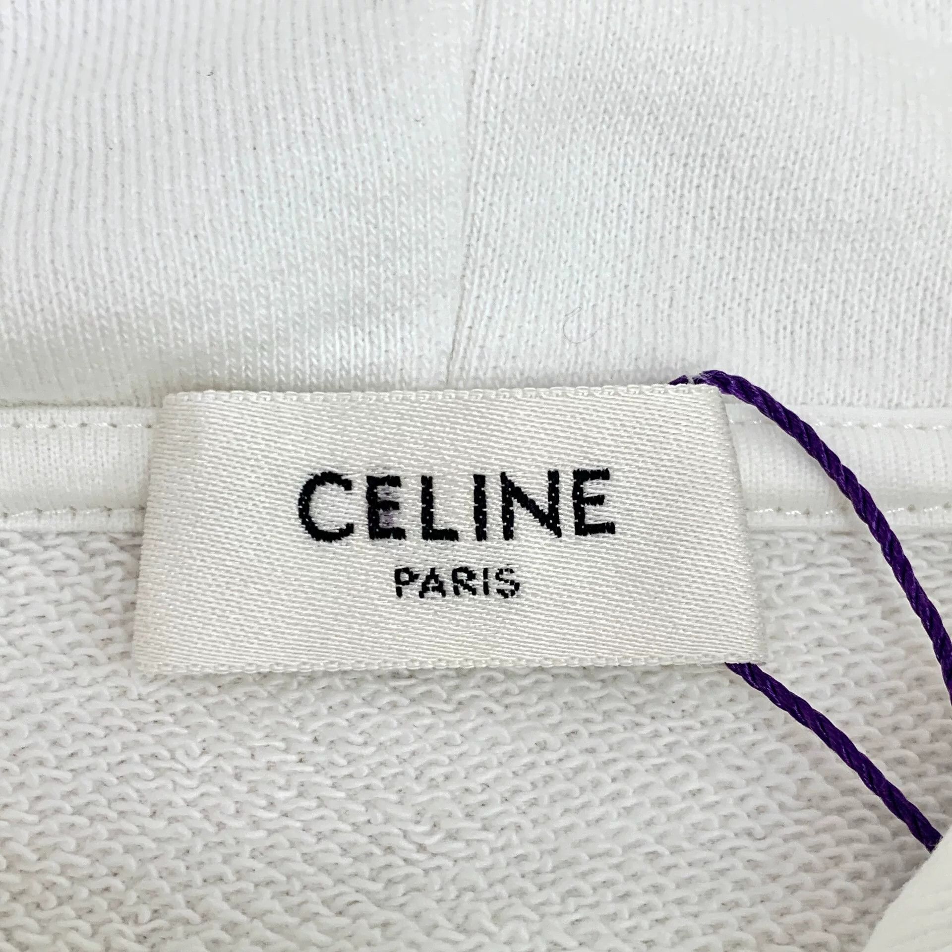 Celine Celine Retro Printed White Hoodie XS Women Size XS / US 0-2 / IT 36-38 - 6 Thumbnail