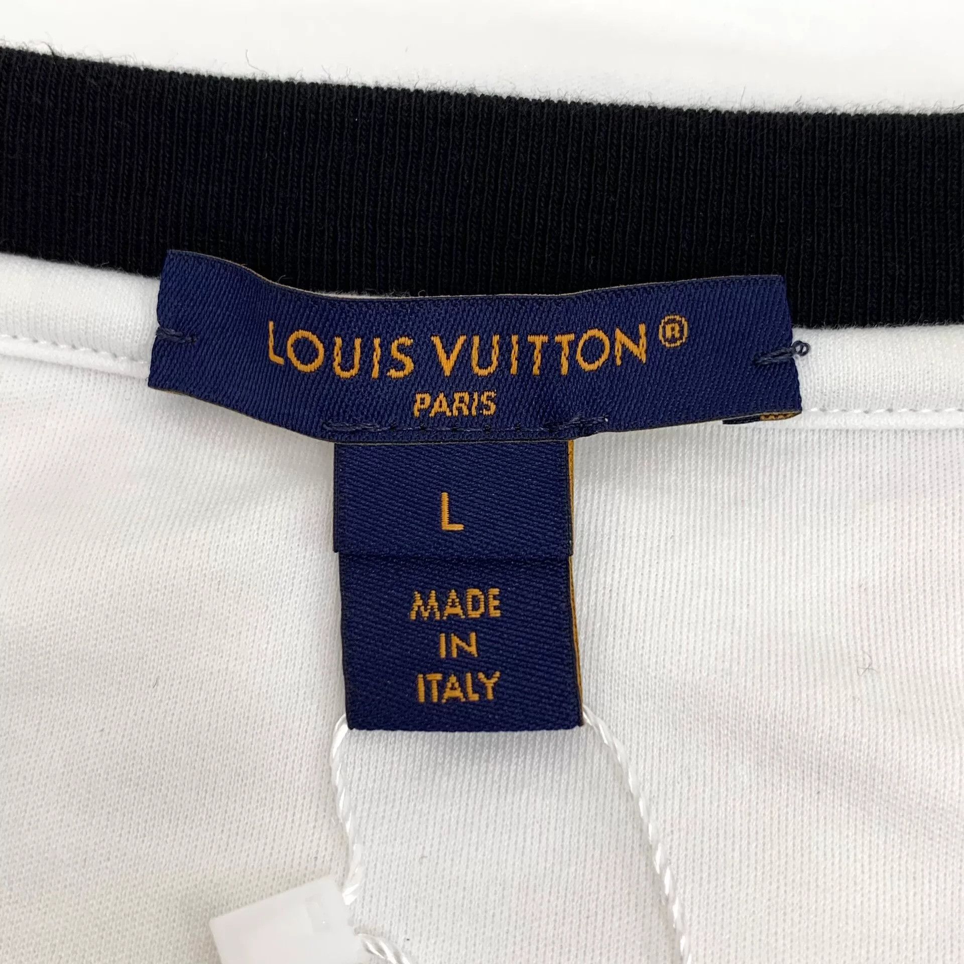 Louis Vuitton Louis Vuitton White T-Shirt L Men Size US L / EU 52-54 / 3 - 5 Thumbnail
