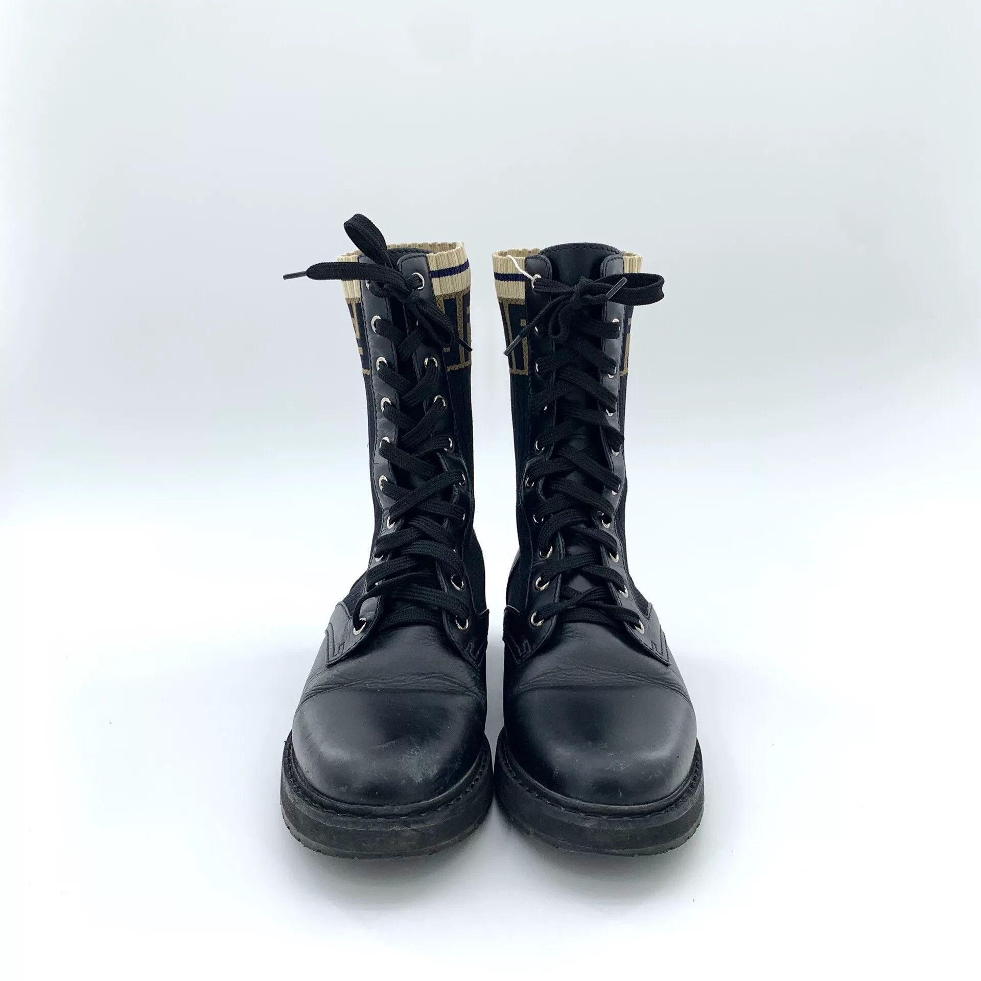 Fendi Fendi Black Boots 38 Women Size US 7.5 / IT 37.5 - 3 Thumbnail