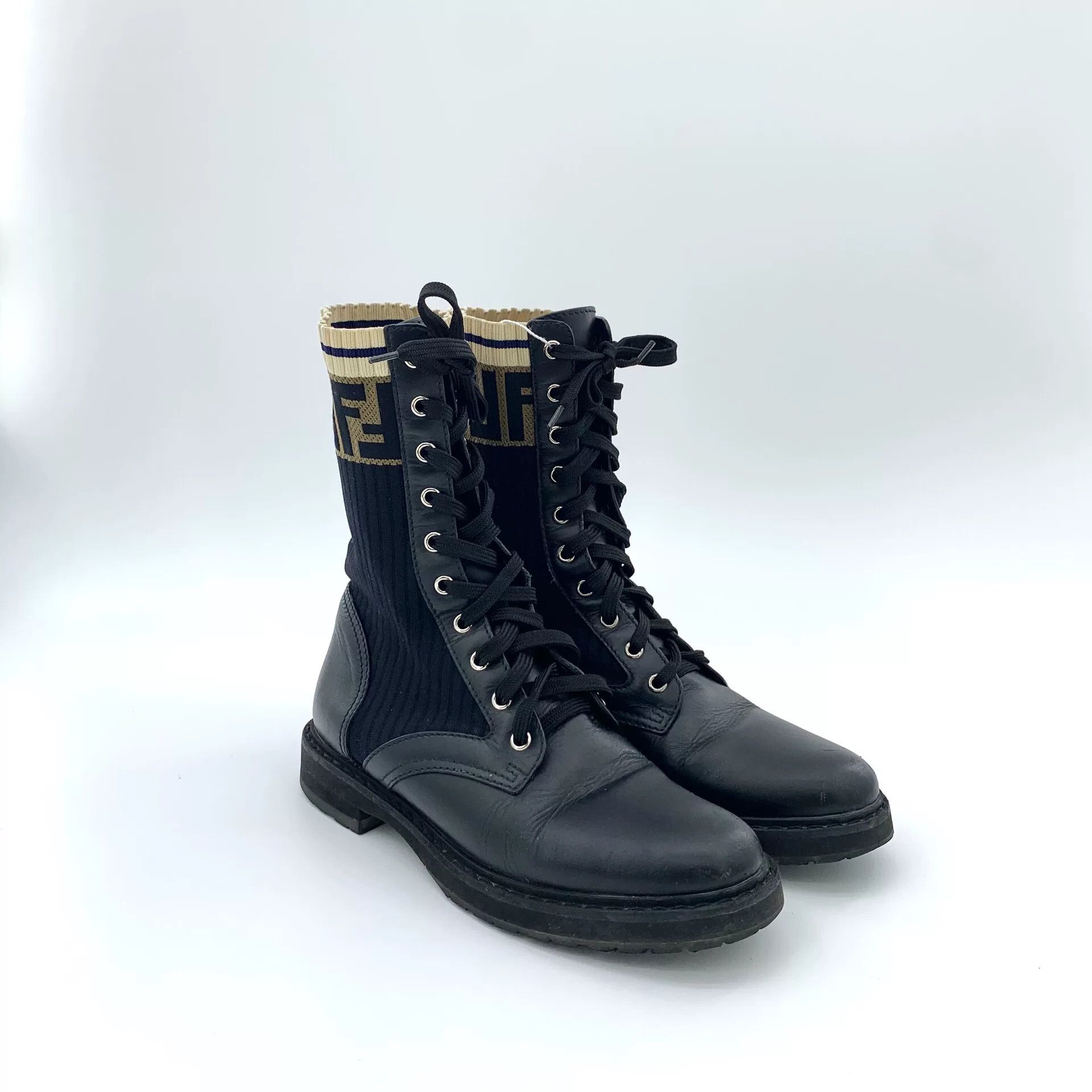 Fendi Fendi Black Boots 38 Women Size US 7.5 / IT 37.5 - 2 Thumbnail