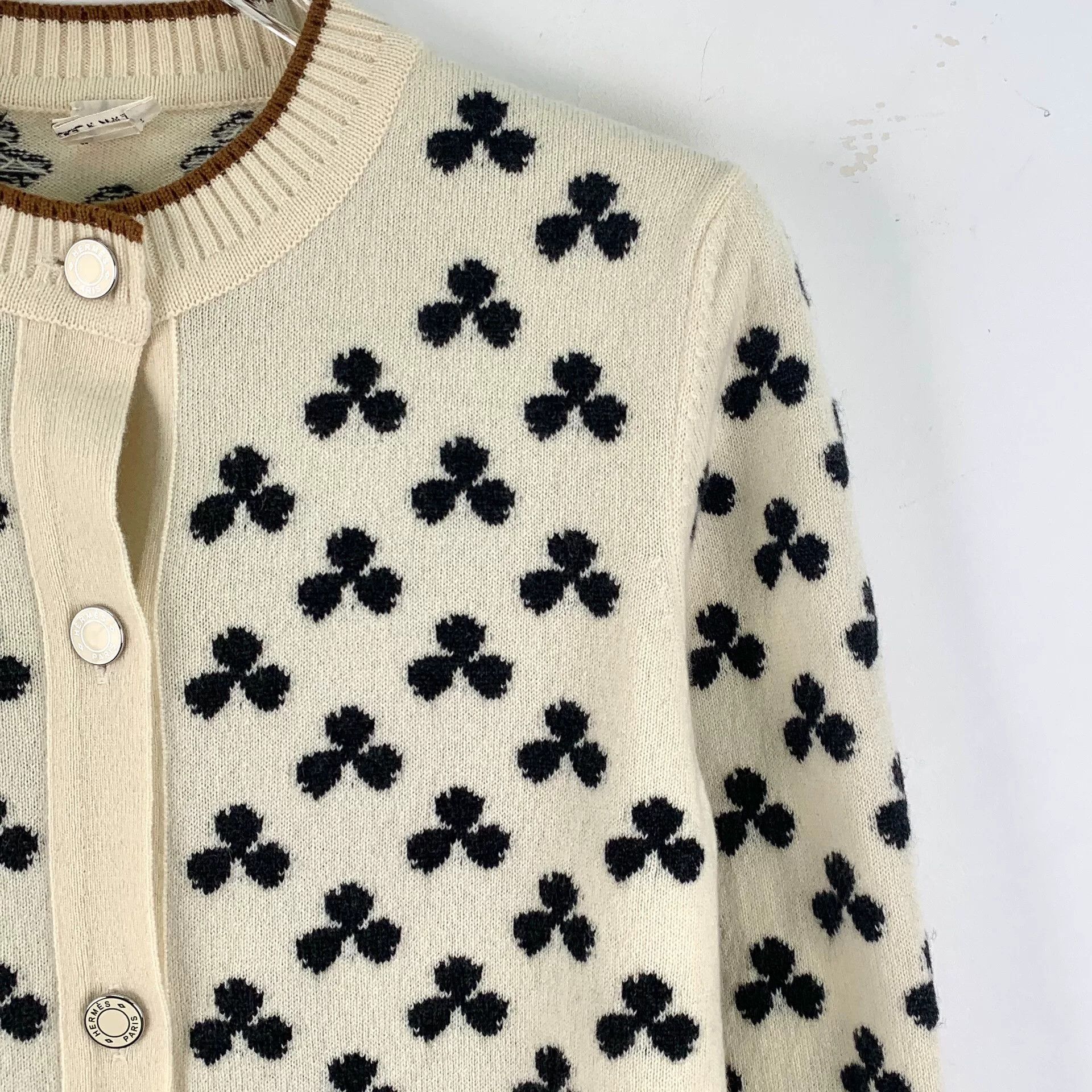 Hermes Hermes Beige Sweater XXS Women Size XXS / US 00 / IT 34 - 3 Thumbnail