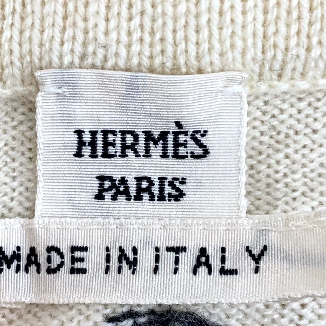 Hermes Hermes Beige Sweater XXS Women Size XXS / US 00 / IT 34 - 6 Thumbnail