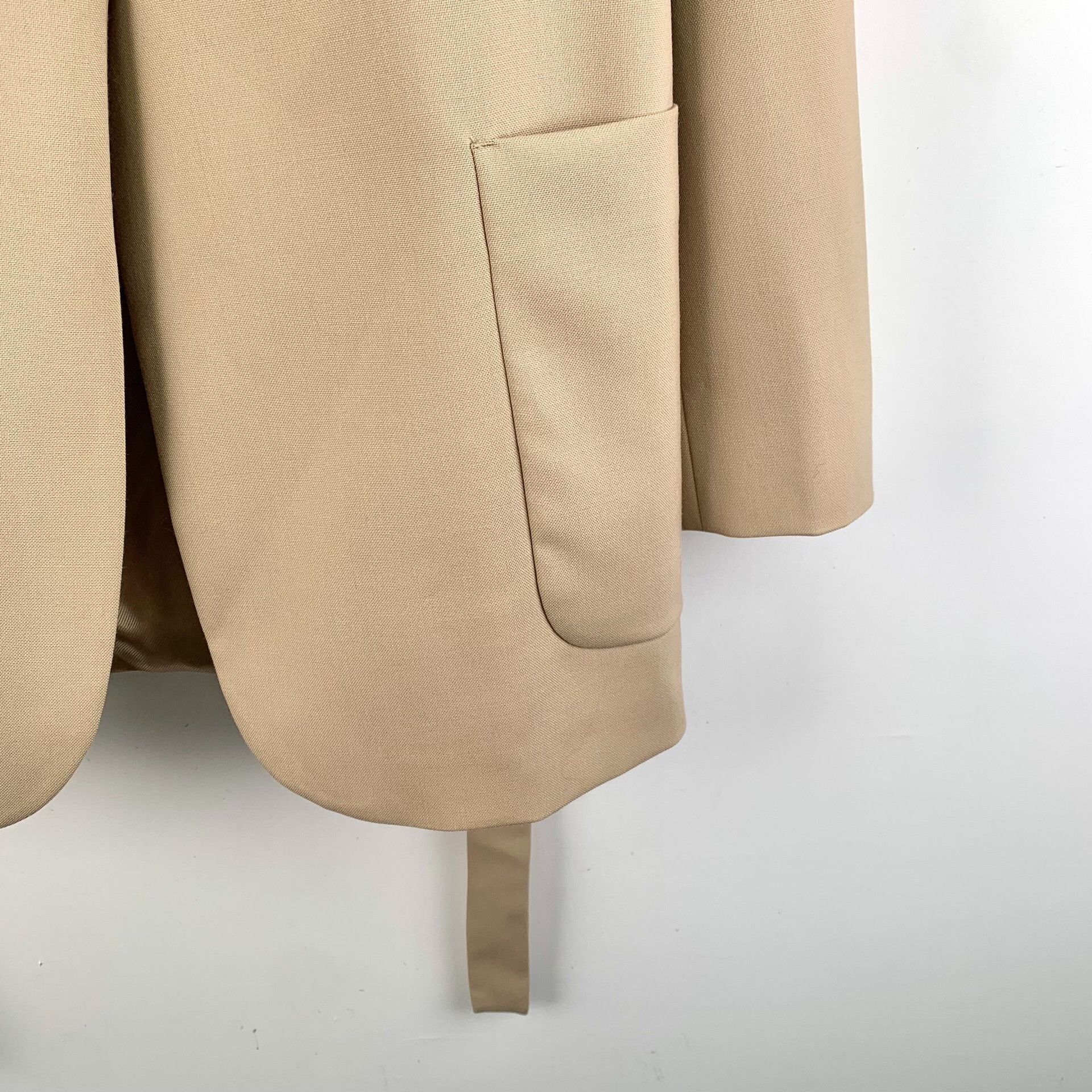Max Mara Max Mara Wool Brown Coat S Women Size S / US 4 / IT 40 - 4 Thumbnail