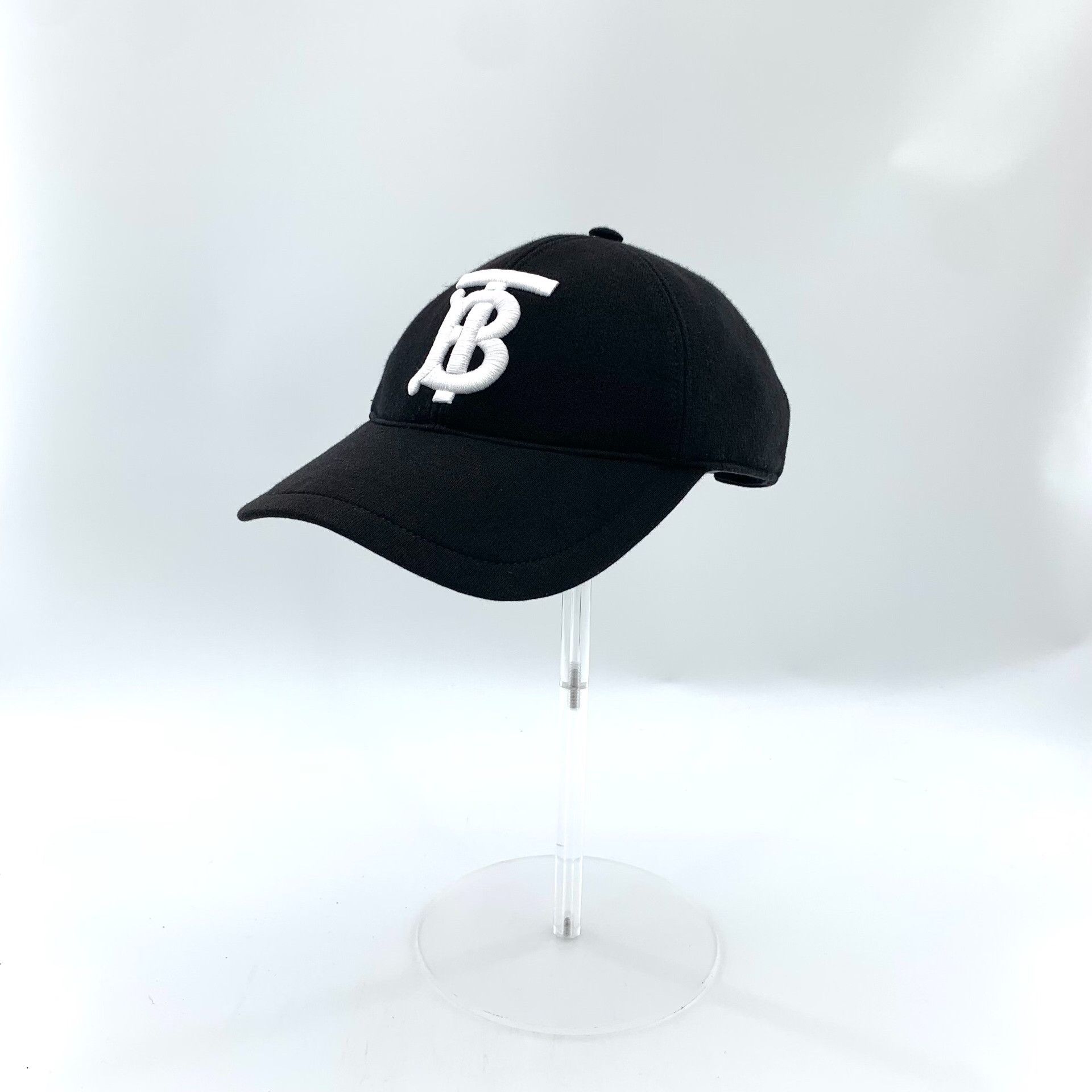 Burberry Burberry Cotton Embroidered Black Hat S Men Size ONE SIZE - 3 Thumbnail