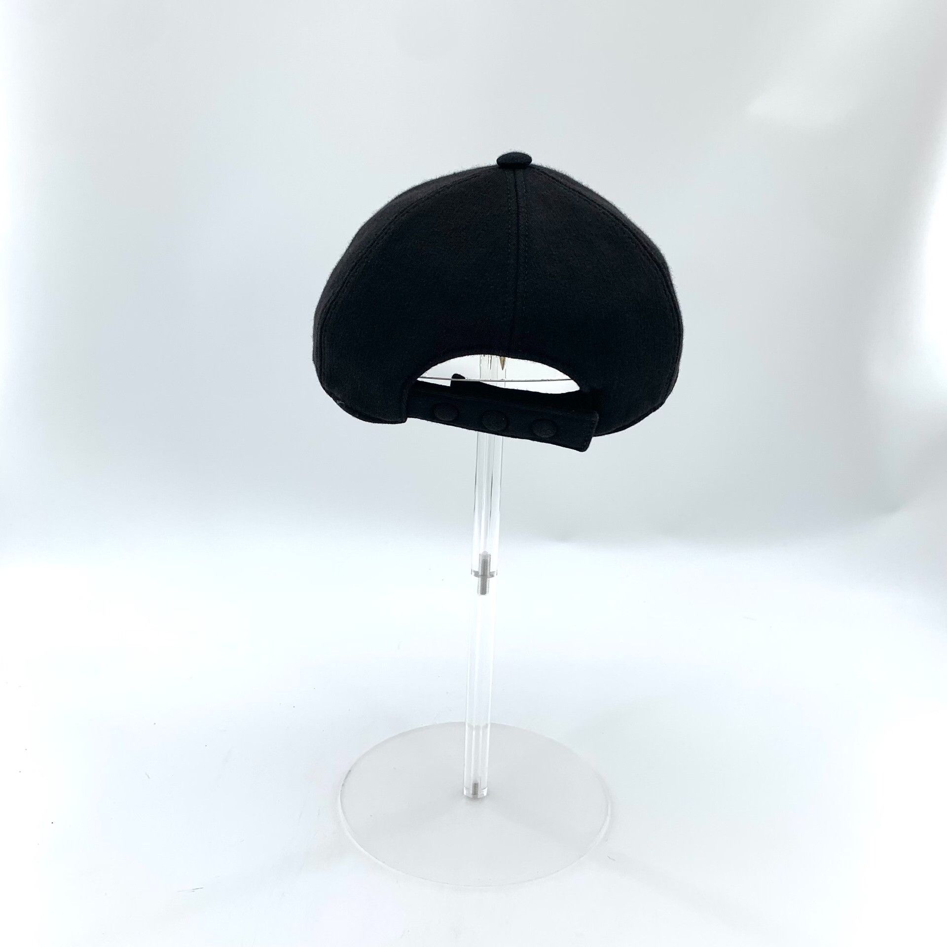 Burberry Burberry Cotton Embroidered Black Hat S Men Size ONE SIZE - 2 Thumbnail