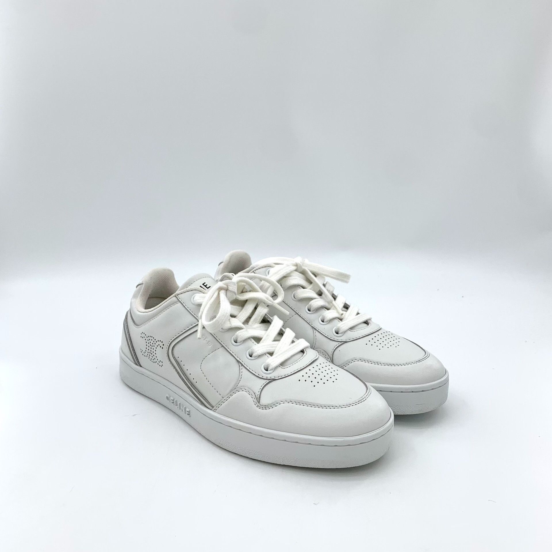 Celine Celine Retro Printed White Lowtop Sneakers 37 Women Size US 6.5 / IT 36.5 - 2 Thumbnail