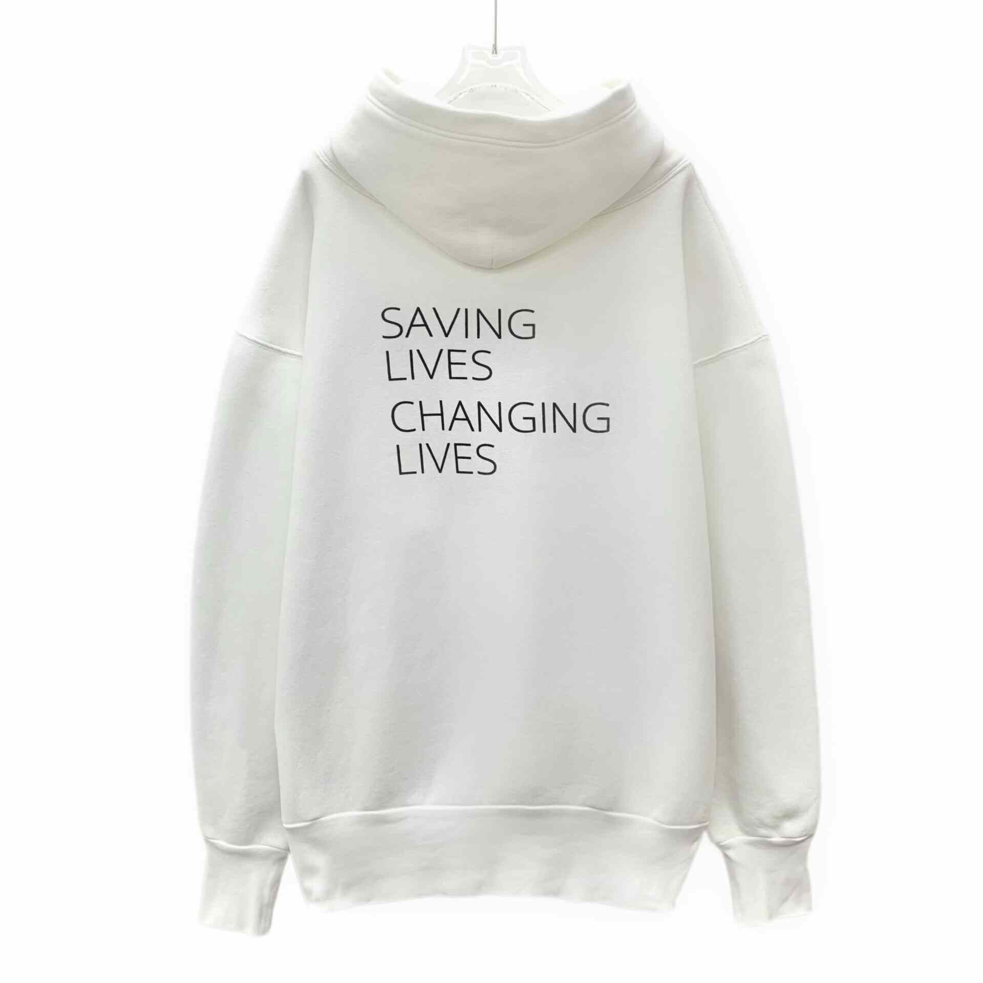 Balenciaga Balenciaga Collab White Hoodie S Men Size US S / EU 44-46 / 1 - 2 Thumbnail