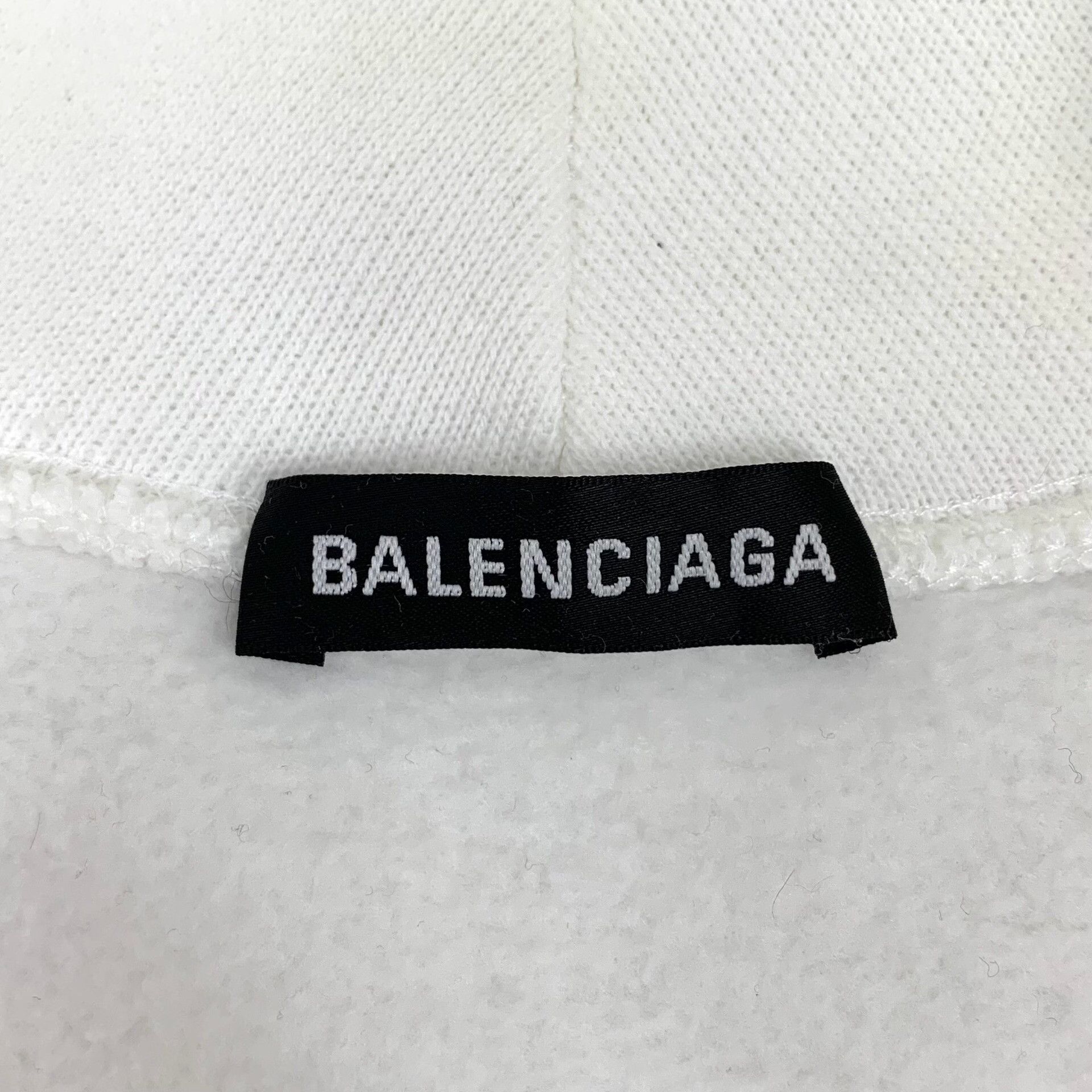 Balenciaga Balenciaga Collab White Hoodie S Men Size US S / EU 44-46 / 1 - 5 Thumbnail