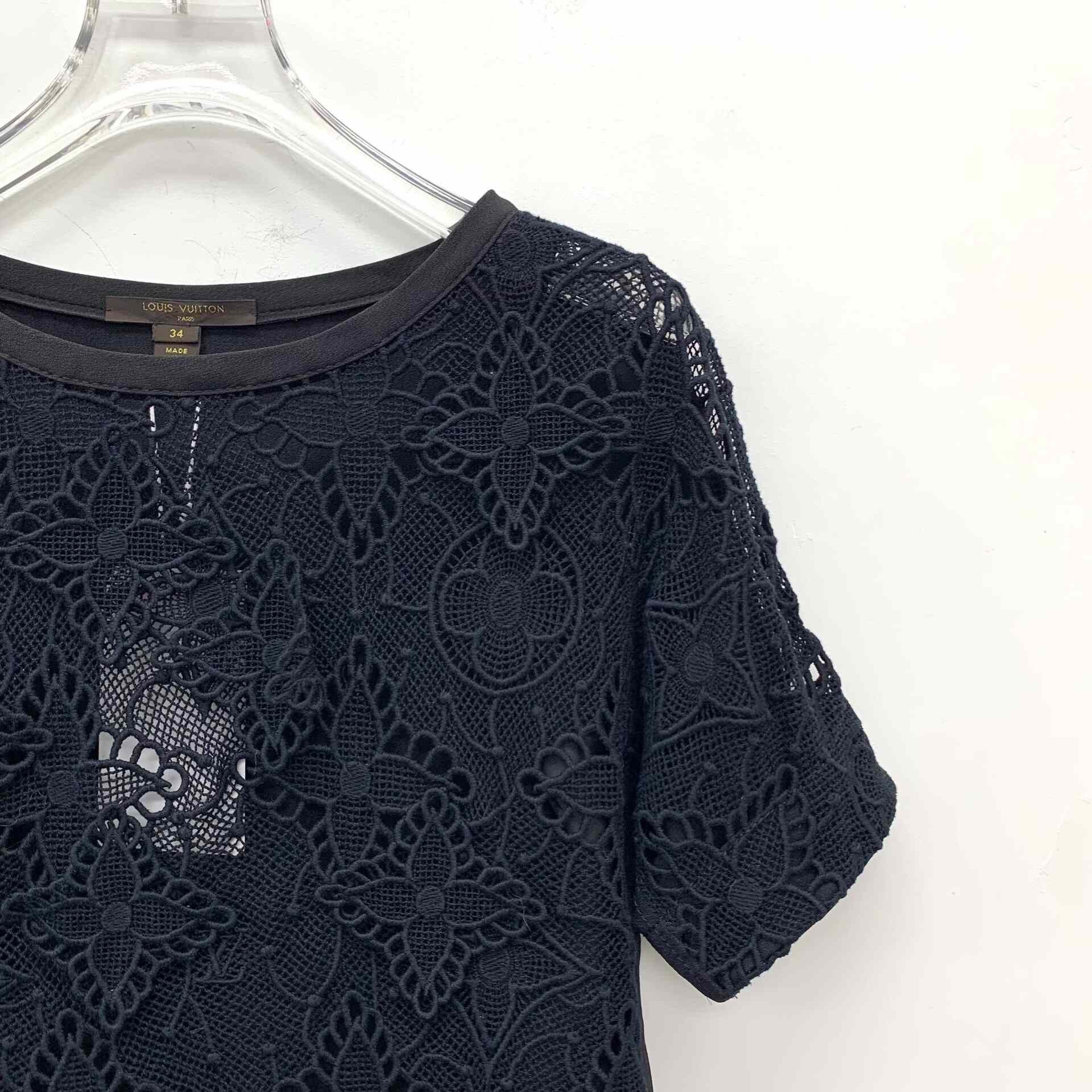 Louis Vuitton Louis Vuitton Black T-Shirt XXS Women Size XXS / US 00 / IT 34 - 3 Thumbnail