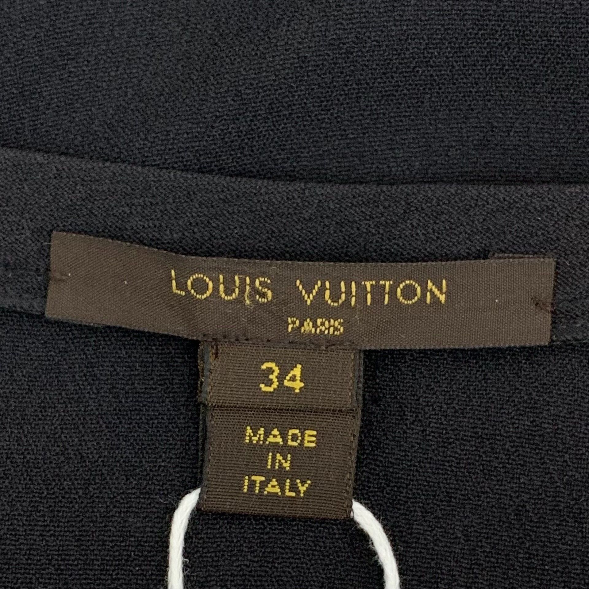 Louis Vuitton Louis Vuitton Black T-Shirt XXS Women Size XXS / US 00 / IT 34 - 5 Thumbnail