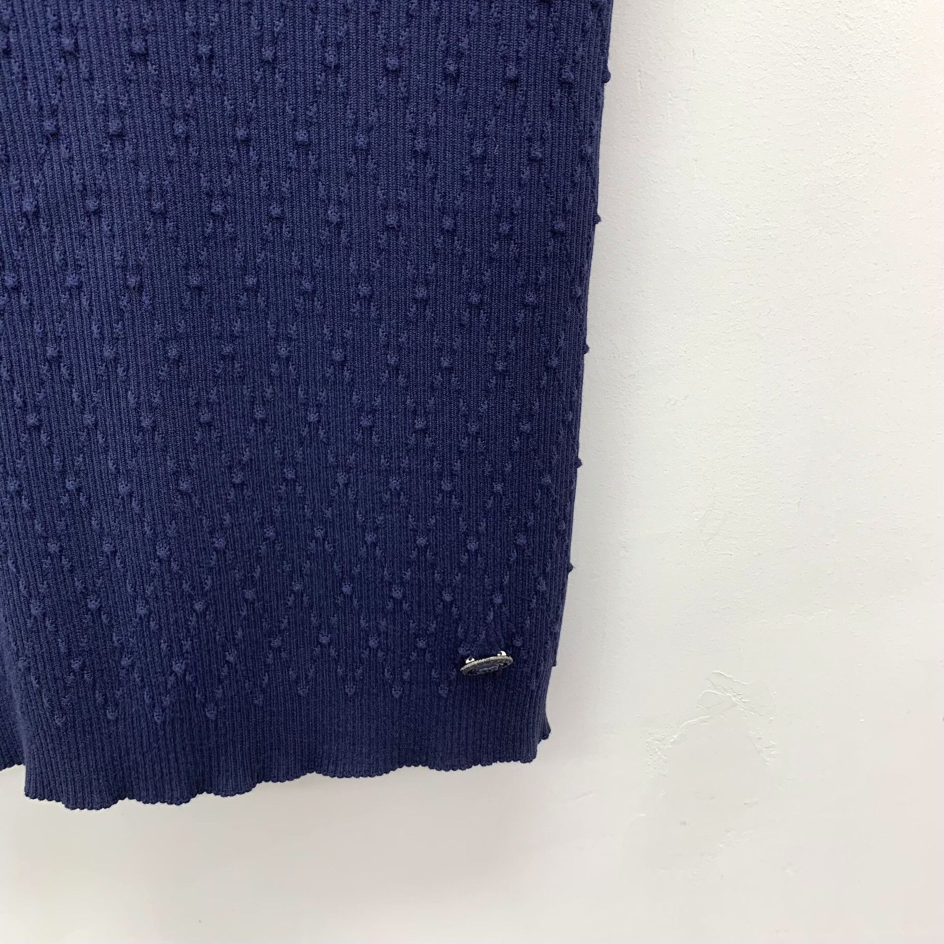 Chanel Chanel Cotton Blue Sweater 2XS Women Size XS / US 0-2 / IT 36-38 - 4 Thumbnail