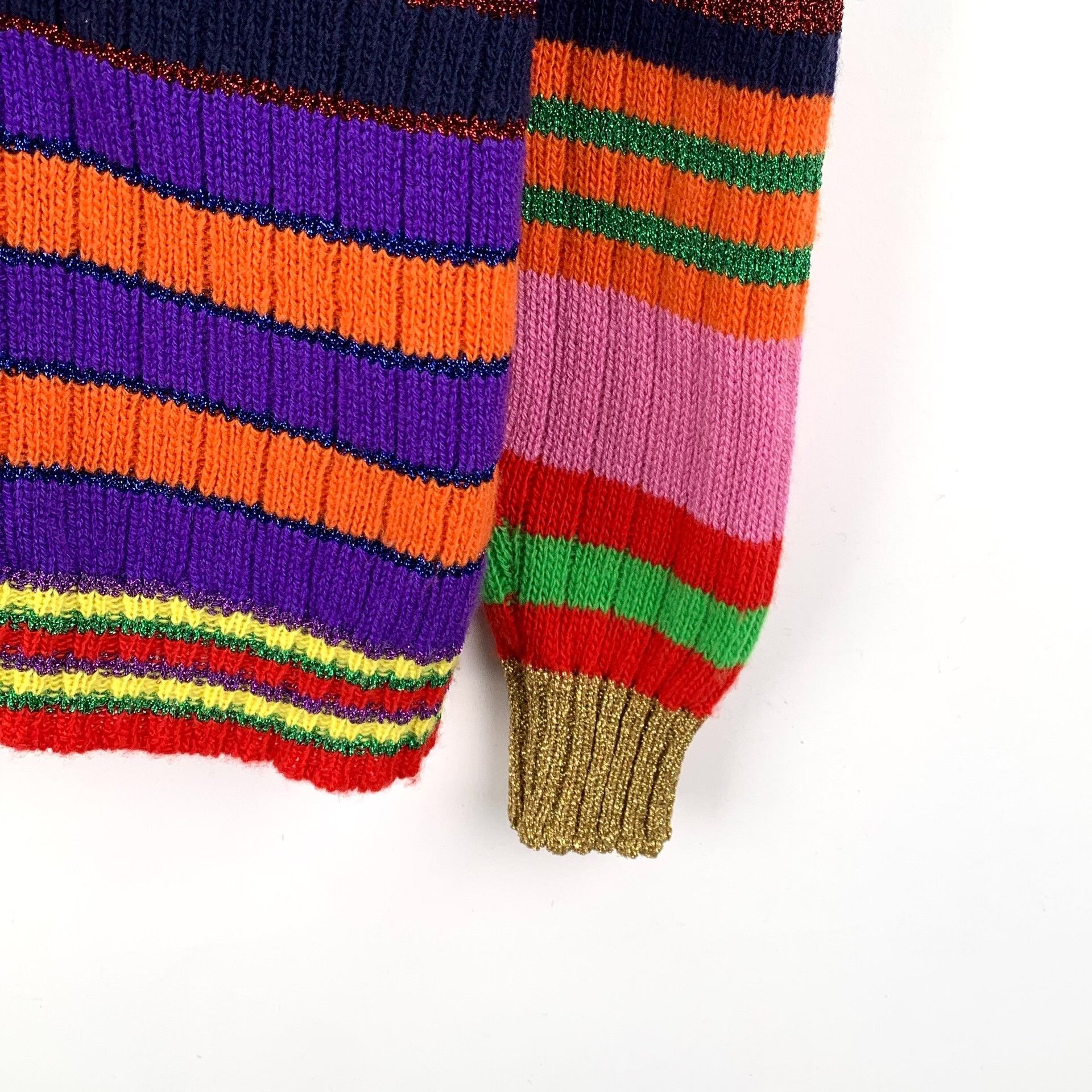 Gucci Gucci Wool Striped Multi Sweater XS Women Size XS / US 0-2 / IT 36-38 - 4 Thumbnail