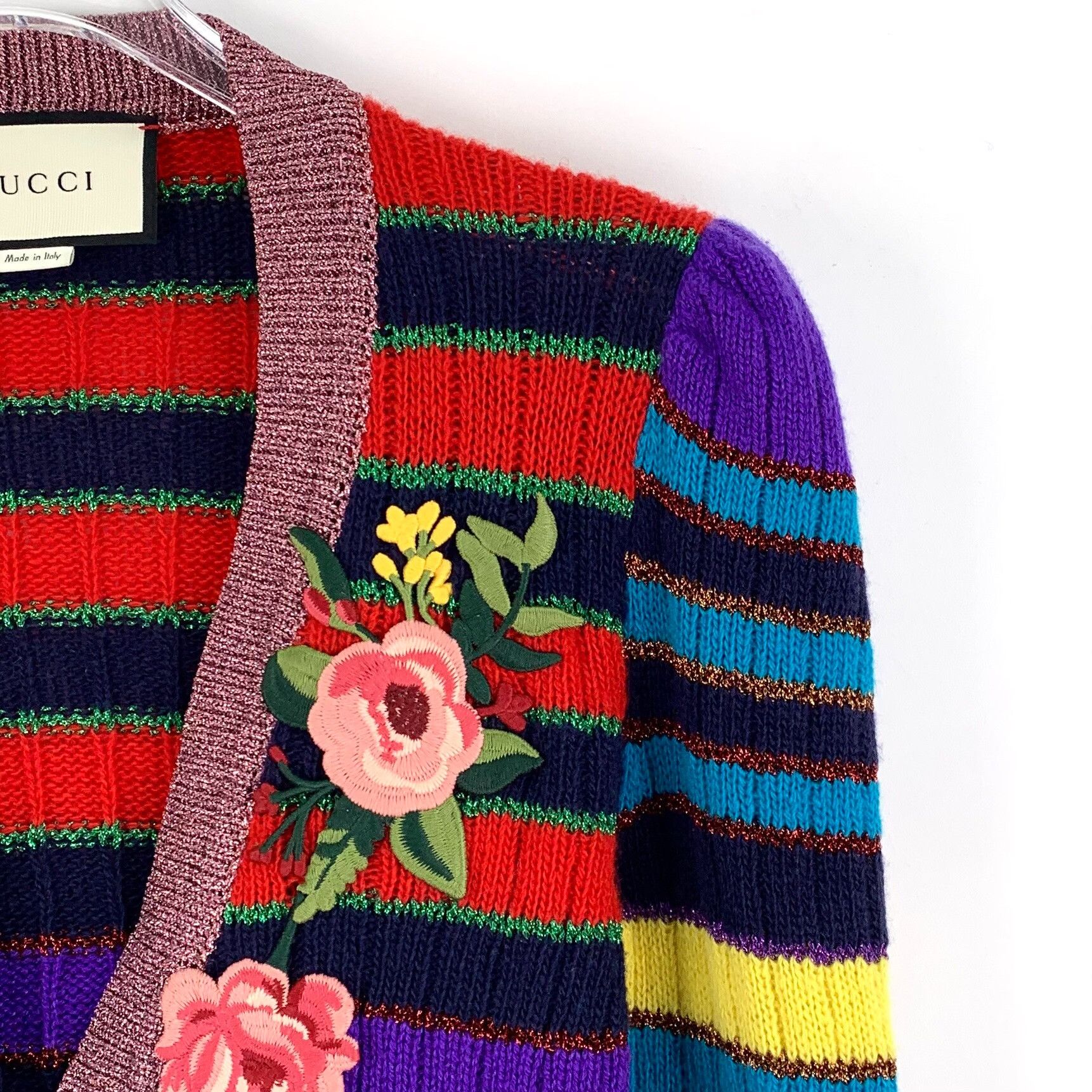 Gucci Gucci Wool Striped Multi Sweater XS Women Size XS / US 0-2 / IT 36-38 - 3 Thumbnail