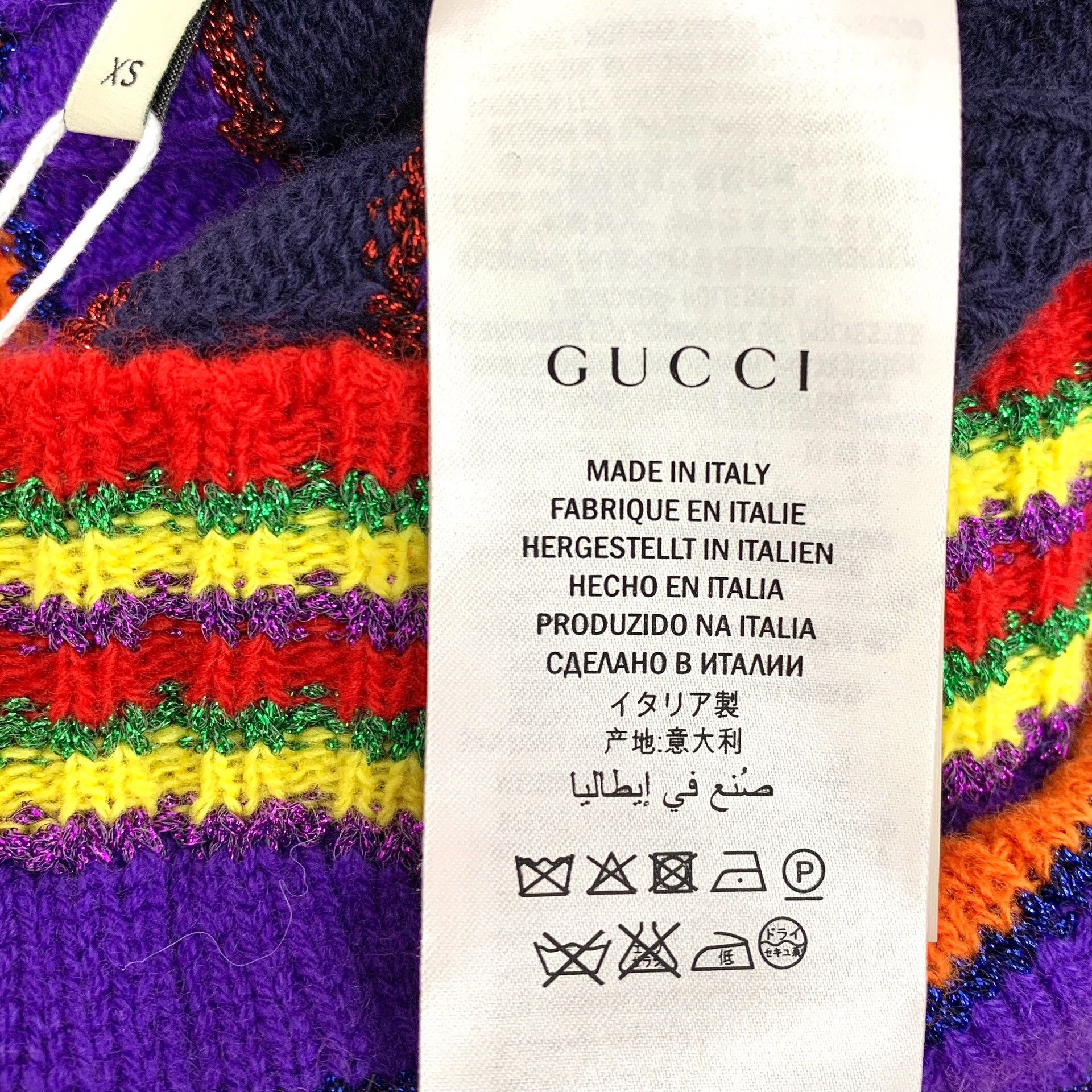 Gucci Gucci Wool Striped Multi Sweater XS Women Size XS / US 0-2 / IT 36-38 - 6 Thumbnail