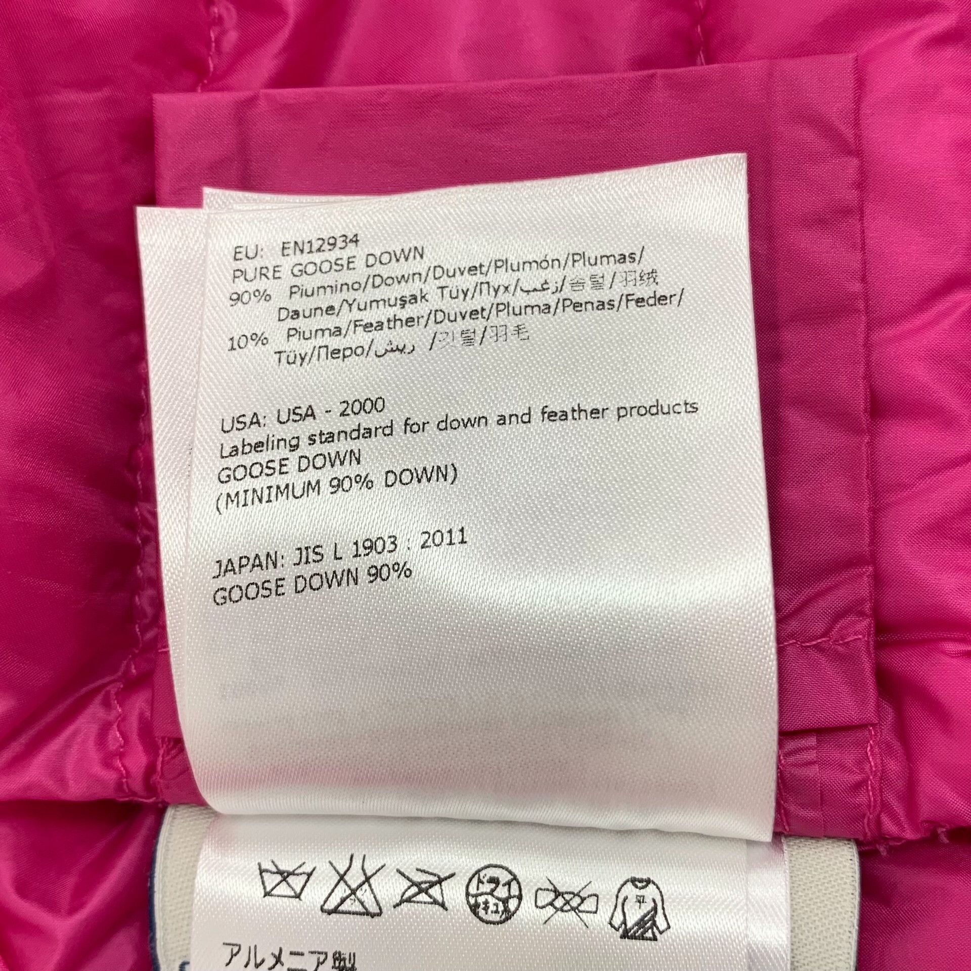 Moncler Moncler Pink Down Jacket XS Women Size XS / US 0-2 / IT 36-38 - 9 Thumbnail