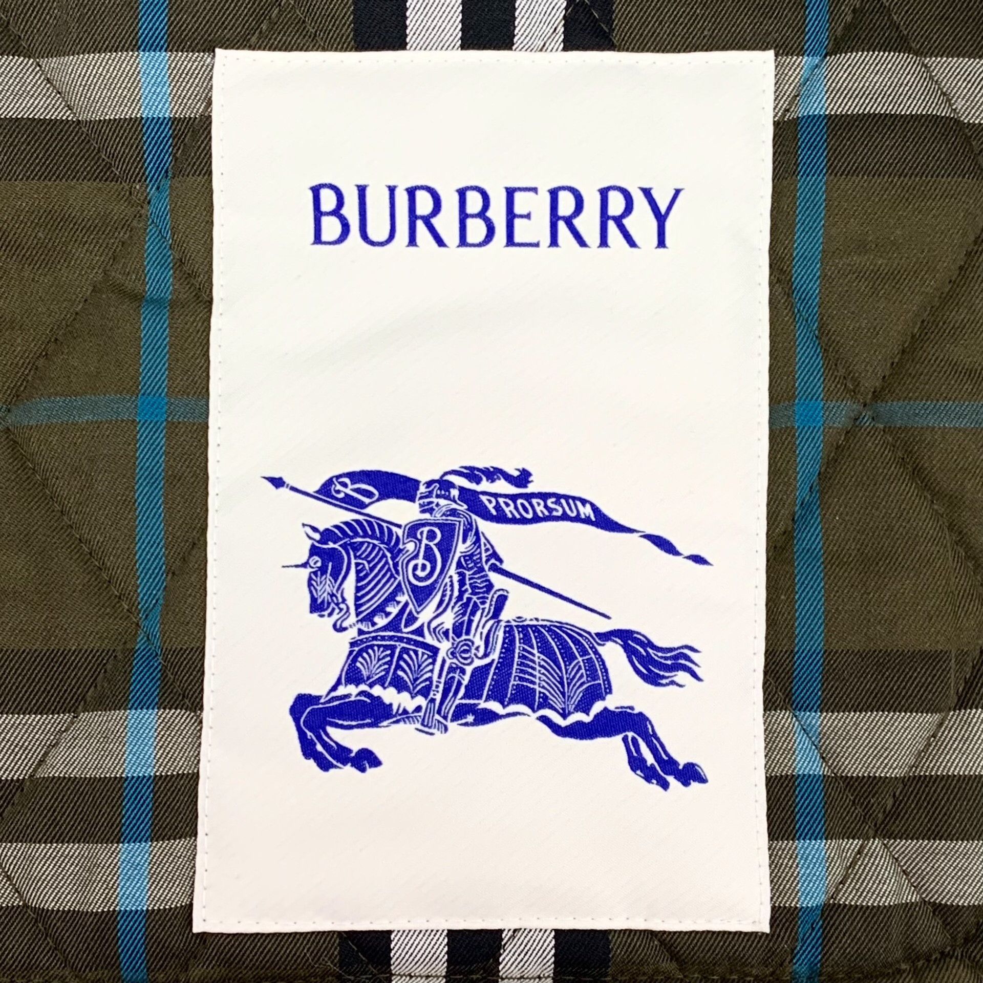 Burberry Burberry Nylon Plaid Blue Down Jacket S Women Size S / US 4 / IT 40 - 5 Thumbnail