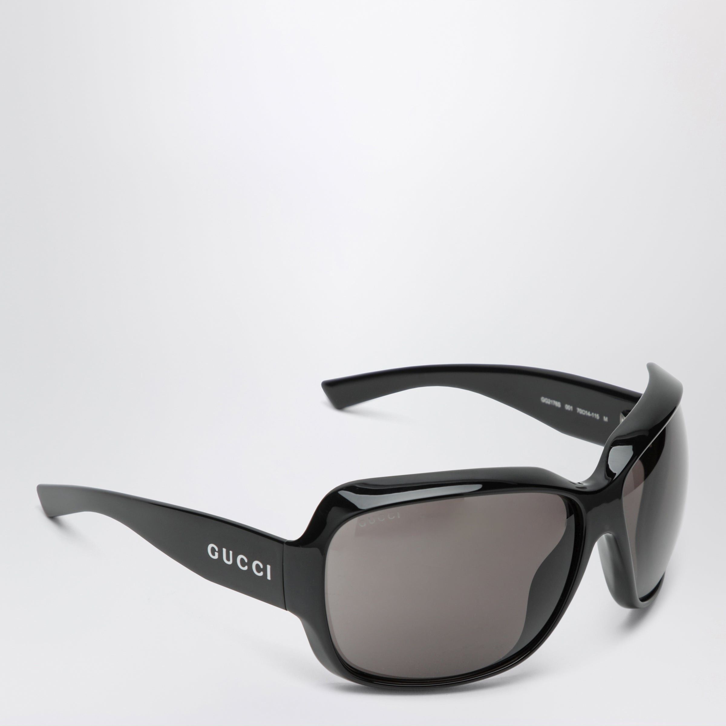 Gucci Gucci Square Black Acetate Sunglasses Size ONE SIZE - 2 Thumbnail