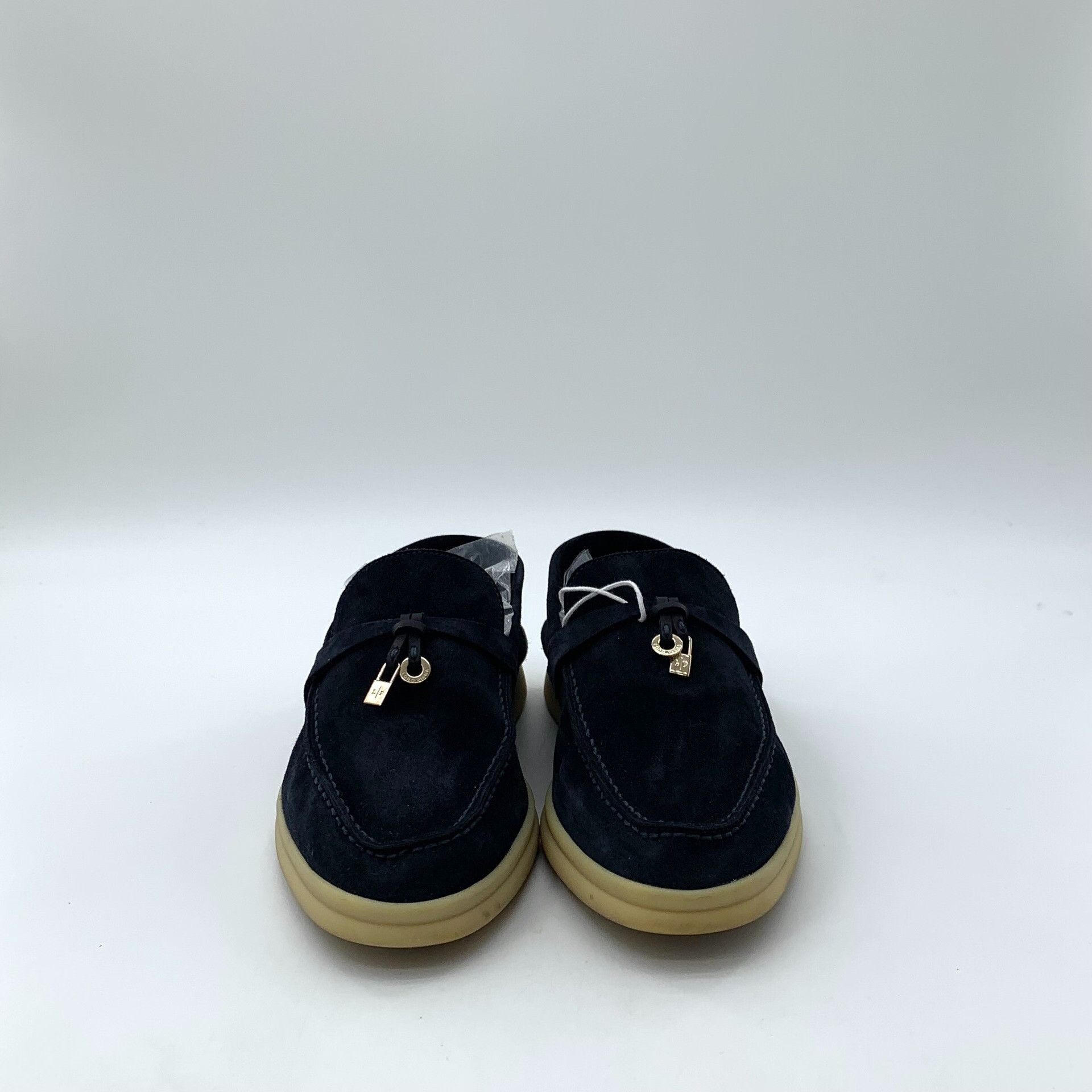 Loro Piana Loro Piana Suede Blue Lowtop Sneakers 37 Women Size US 6.5 / IT 36.5 - 3 Thumbnail
