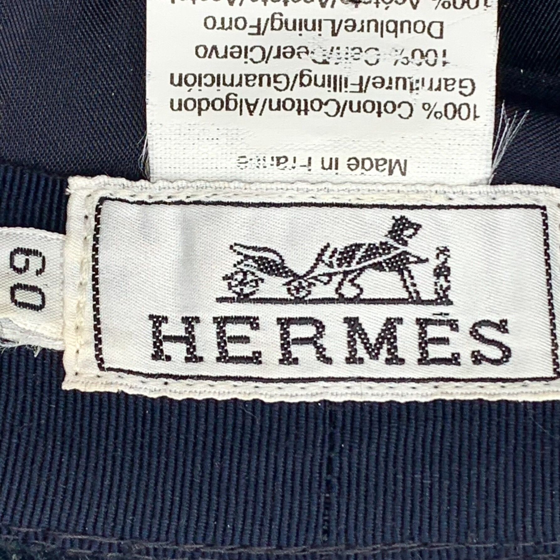 Hermes Hermes Casual Cotton Blue Hat 60 Men Size ONE SIZE - 7 Thumbnail