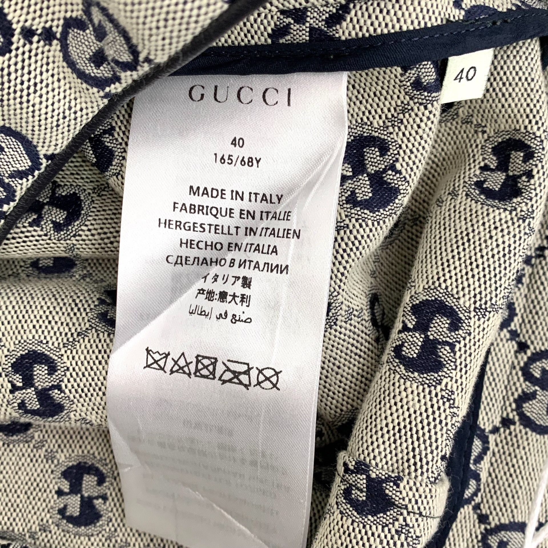 Gucci Gucci Retro Cotton Gray Skirt L Women Size 30" / US 8 / IT 44 - 6 Thumbnail