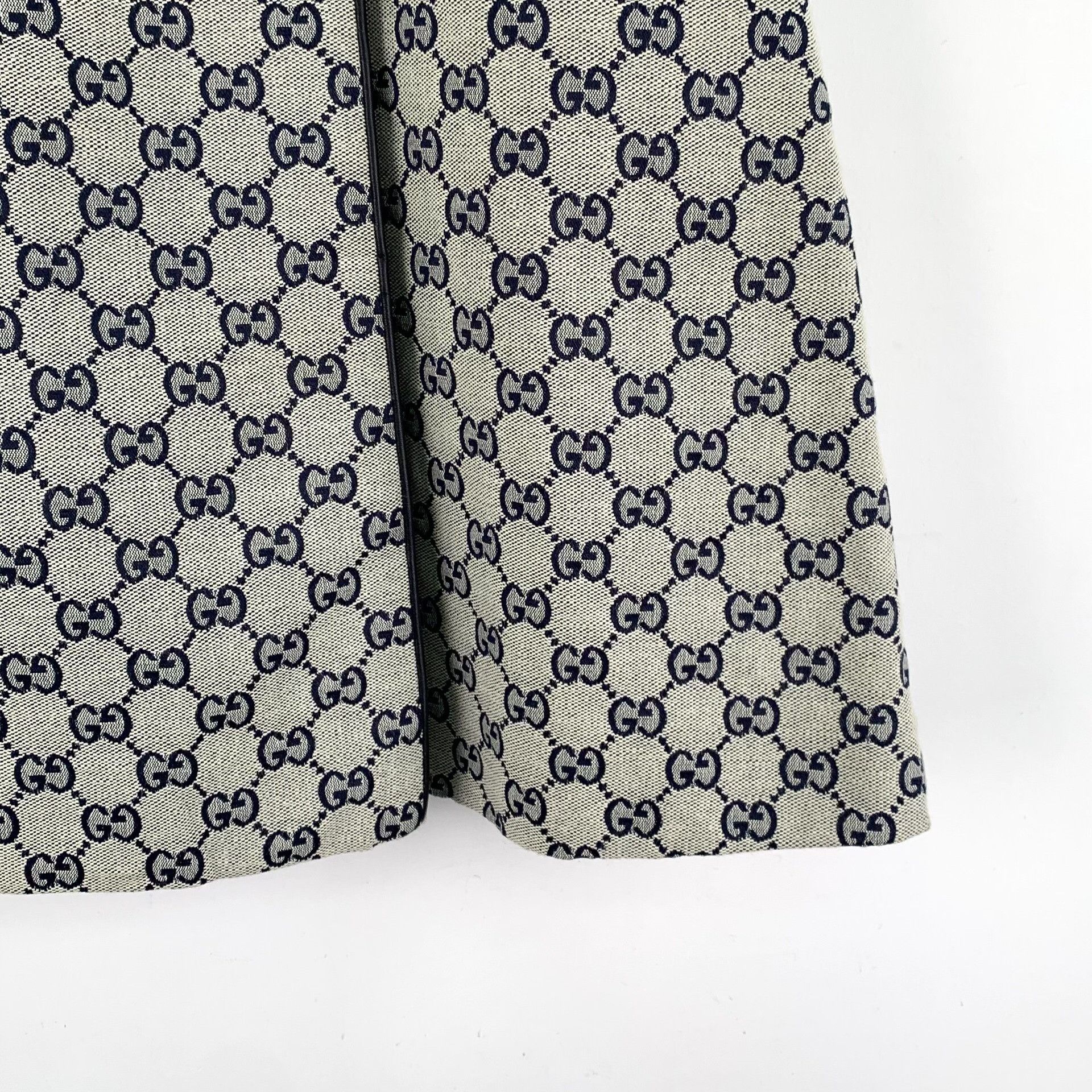 Gucci Gucci Retro Cotton Gray Skirt L Women Size 30" / US 8 / IT 44 - 4 Thumbnail