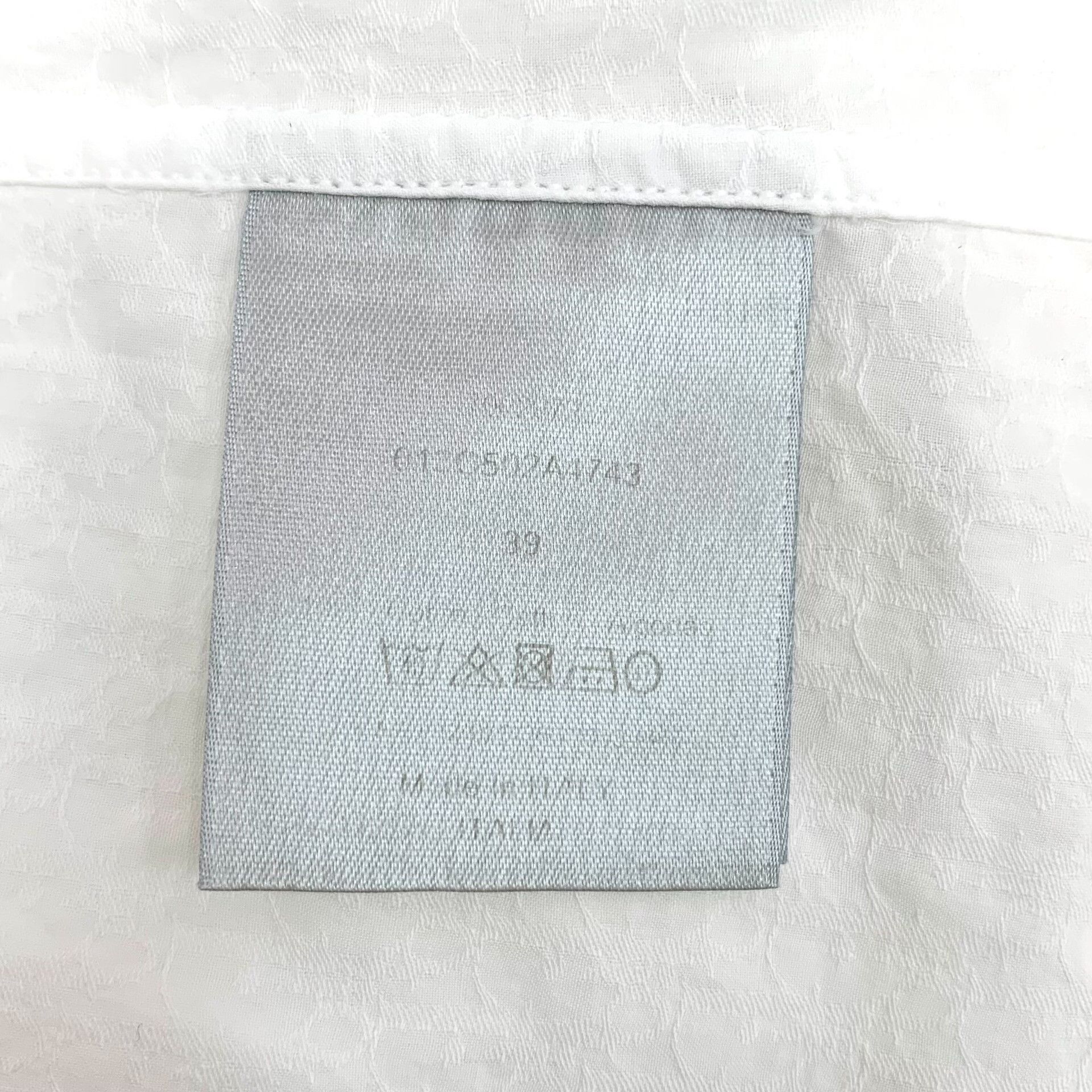 Dior Dior Retro Cotton White Shirt 39 Men Size US M / EU 48-50 / 2 - 7 Thumbnail