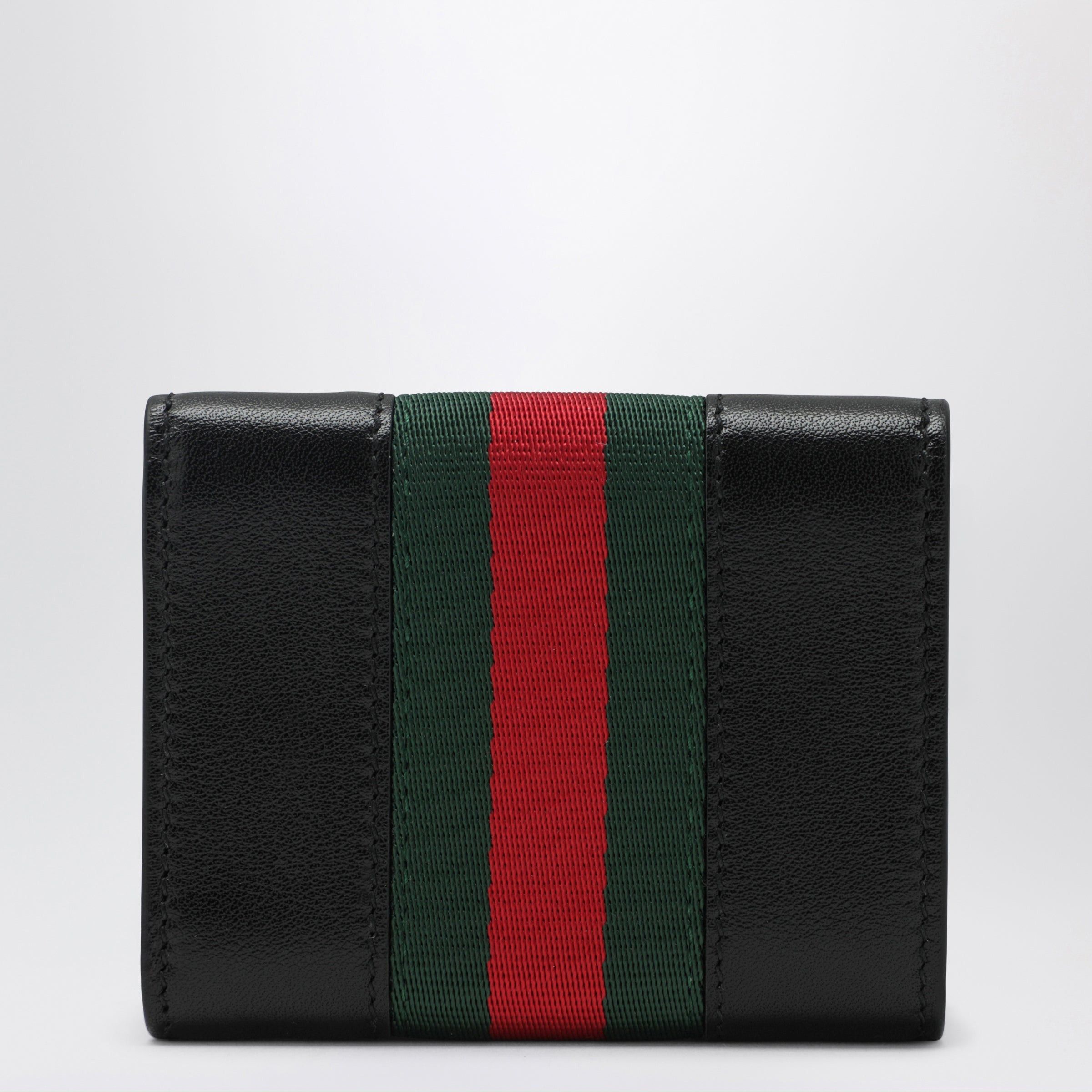 Gucci Gucci Small Tri-Fold Gucci Horsebit Web Wallet Size ONE SIZE - 2 Thumbnail